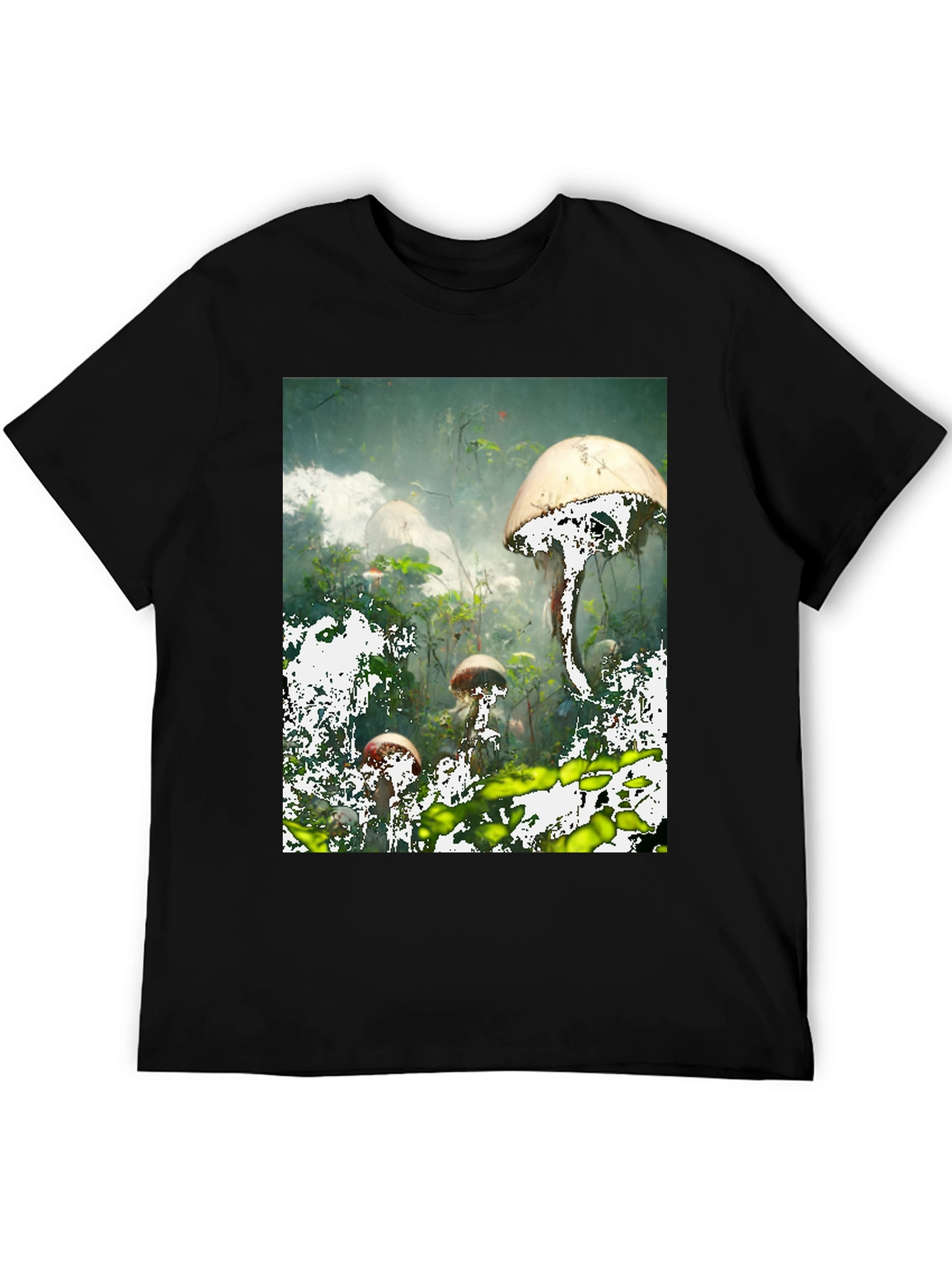 Mushroom Forest Graphic T-Shirt
