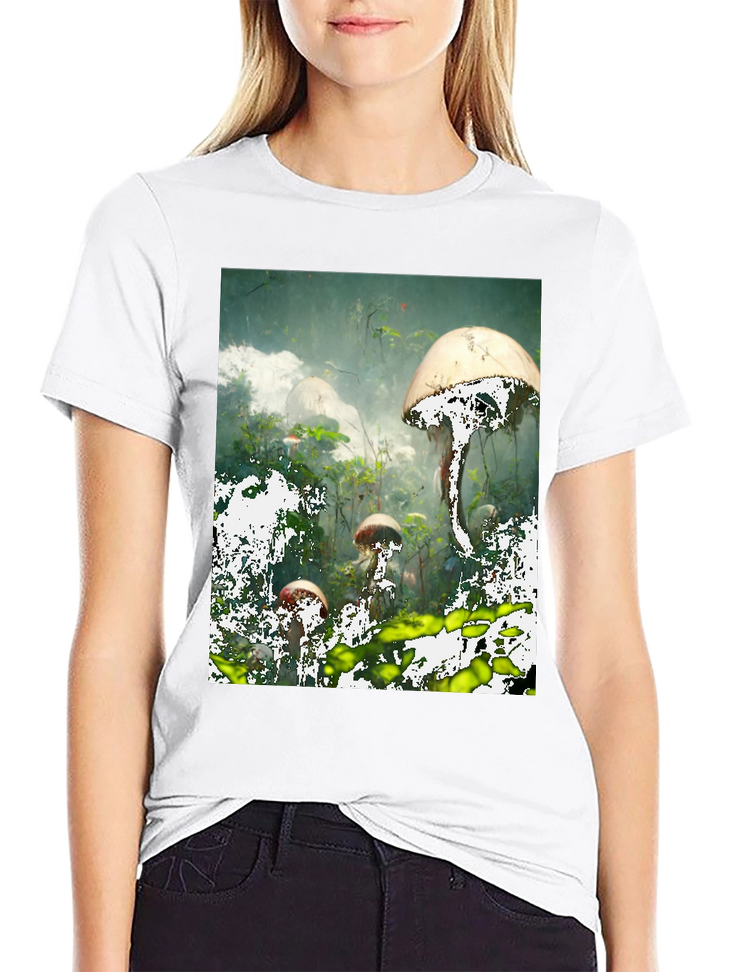 Mushroom Forest Graphic T-Shirt