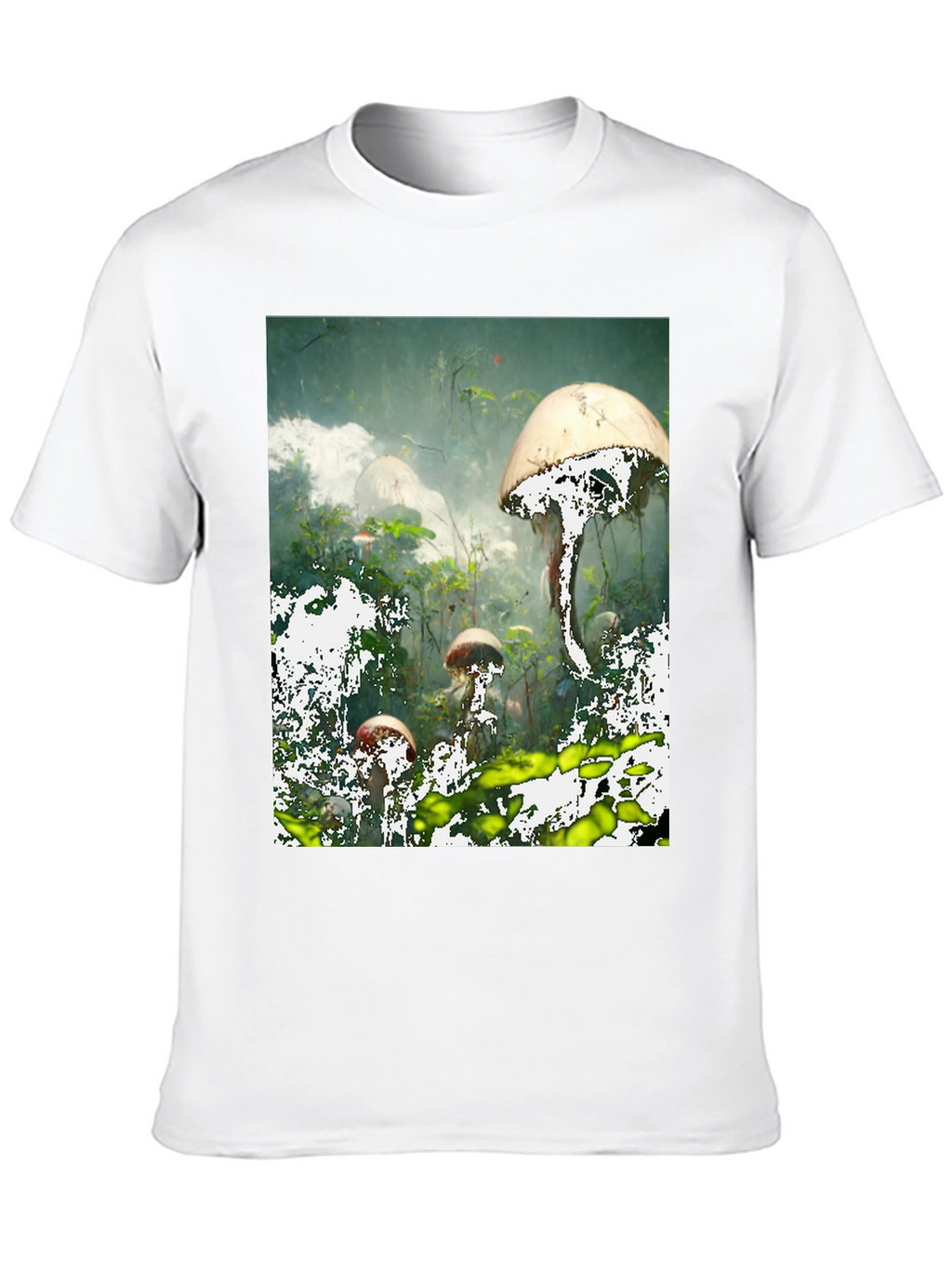 Mushroom Forest Graphic T-Shirt