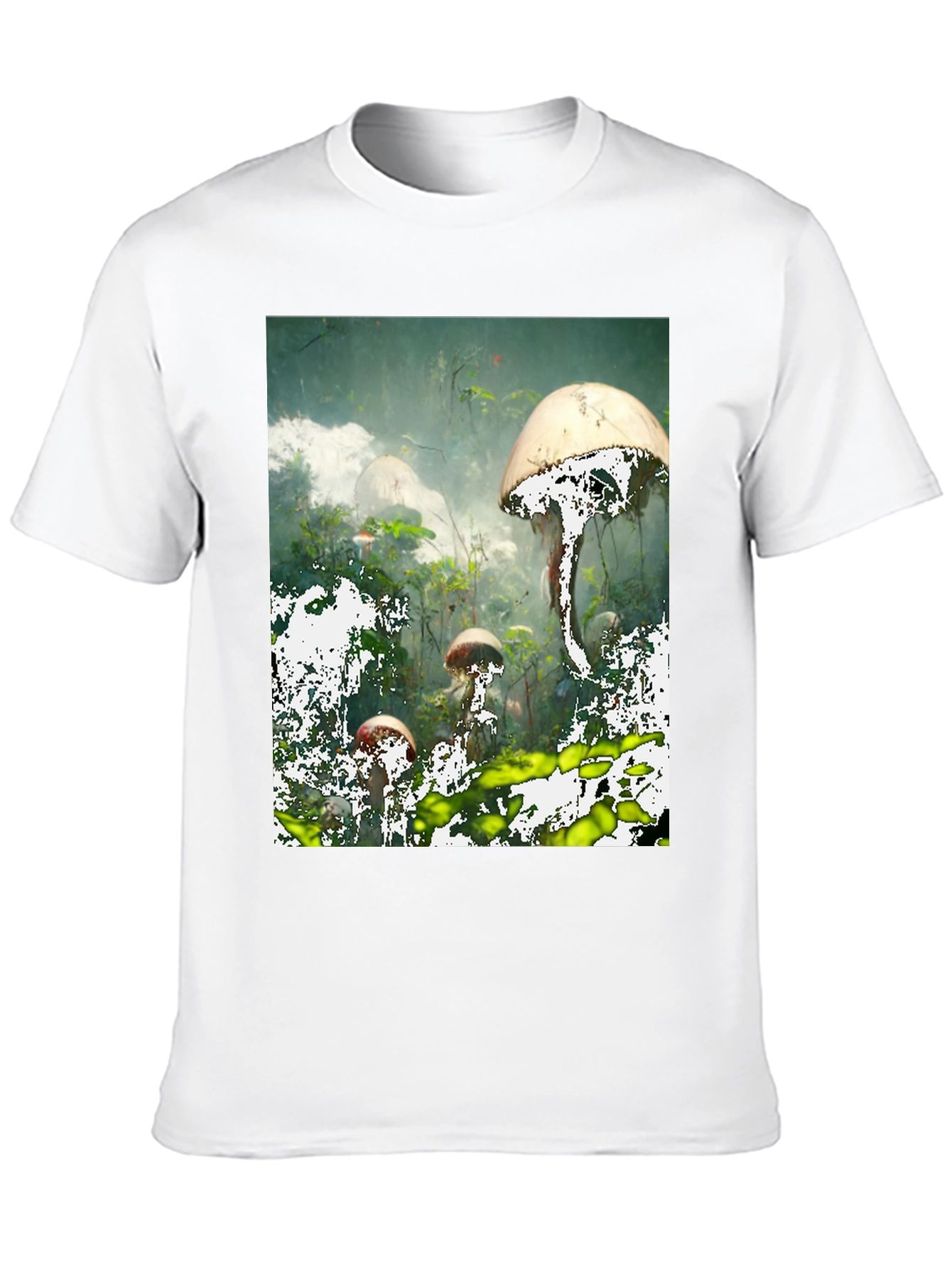 Mushroom Forest Graphic T-Shirt