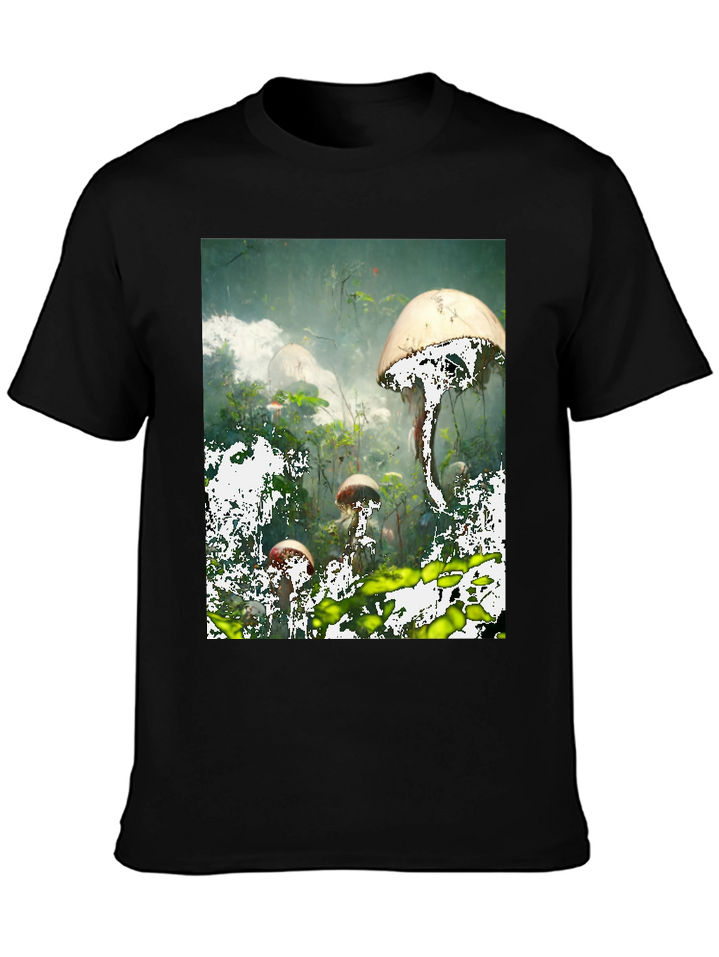 Mushroom Forest Graphic T-Shirt