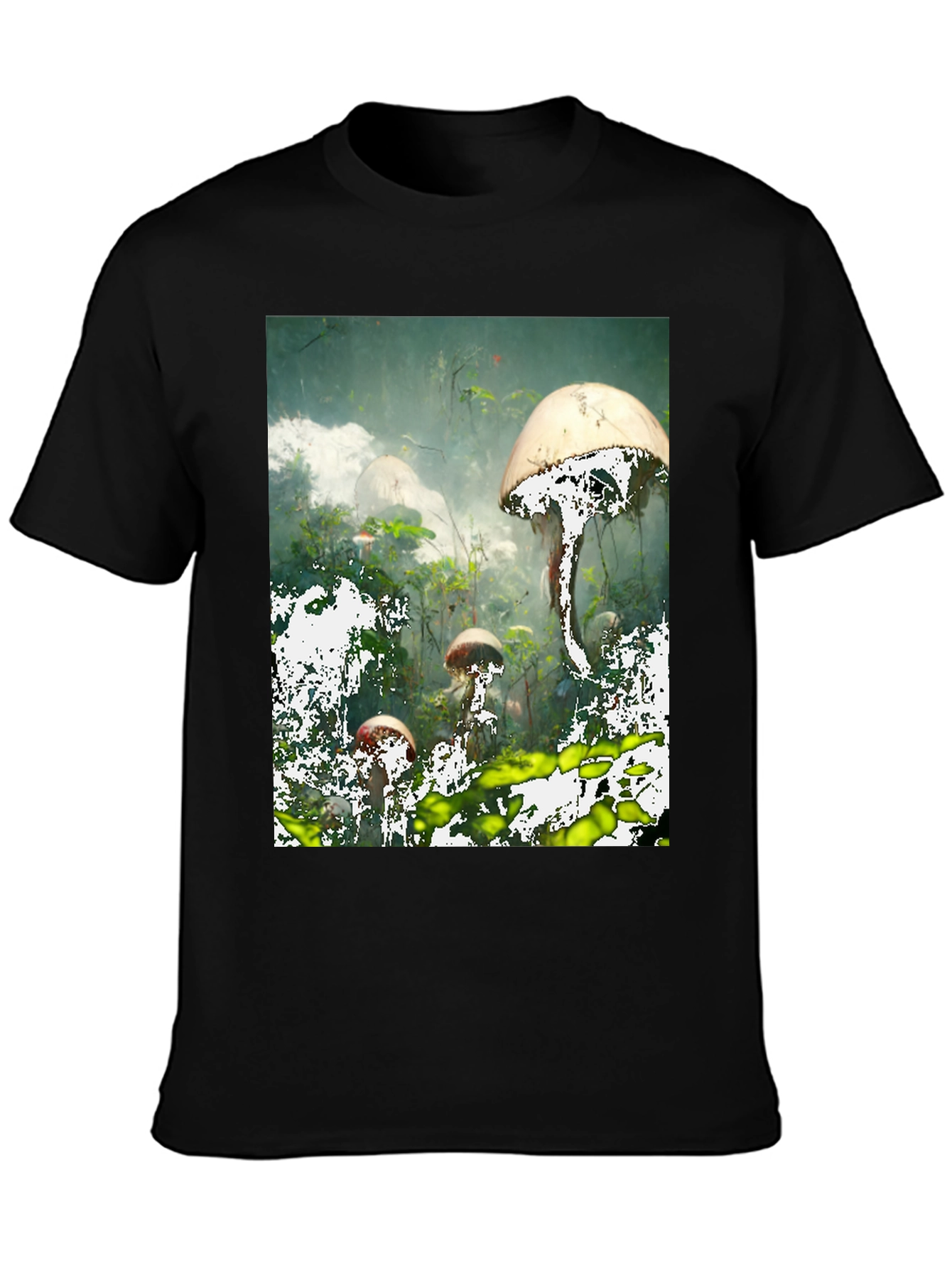 Mushroom Forest Graphic T-Shirt