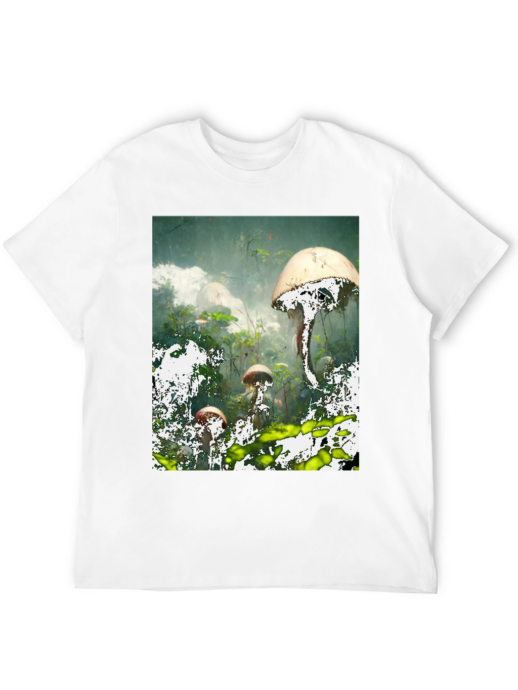 Mushroom Forest Graphic T-Shirt