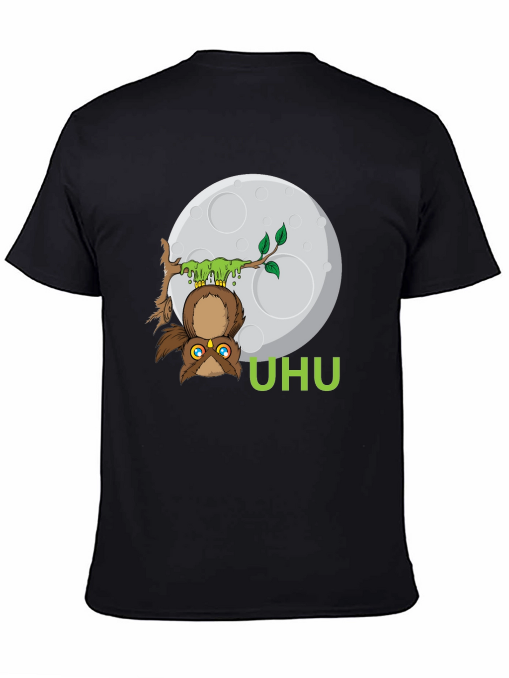 UHU Owl T-Shirt - Moonlit Design