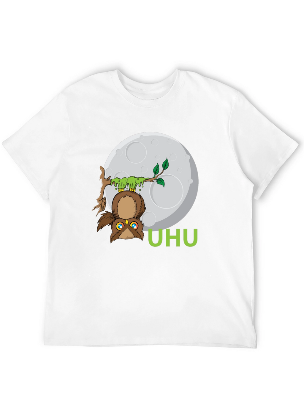 UHU Owl T-Shirt - Moonlit Design