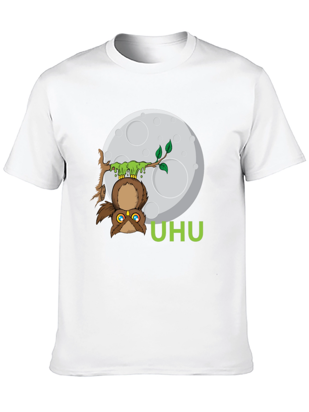 UHU Owl T-Shirt - Moonlit Design