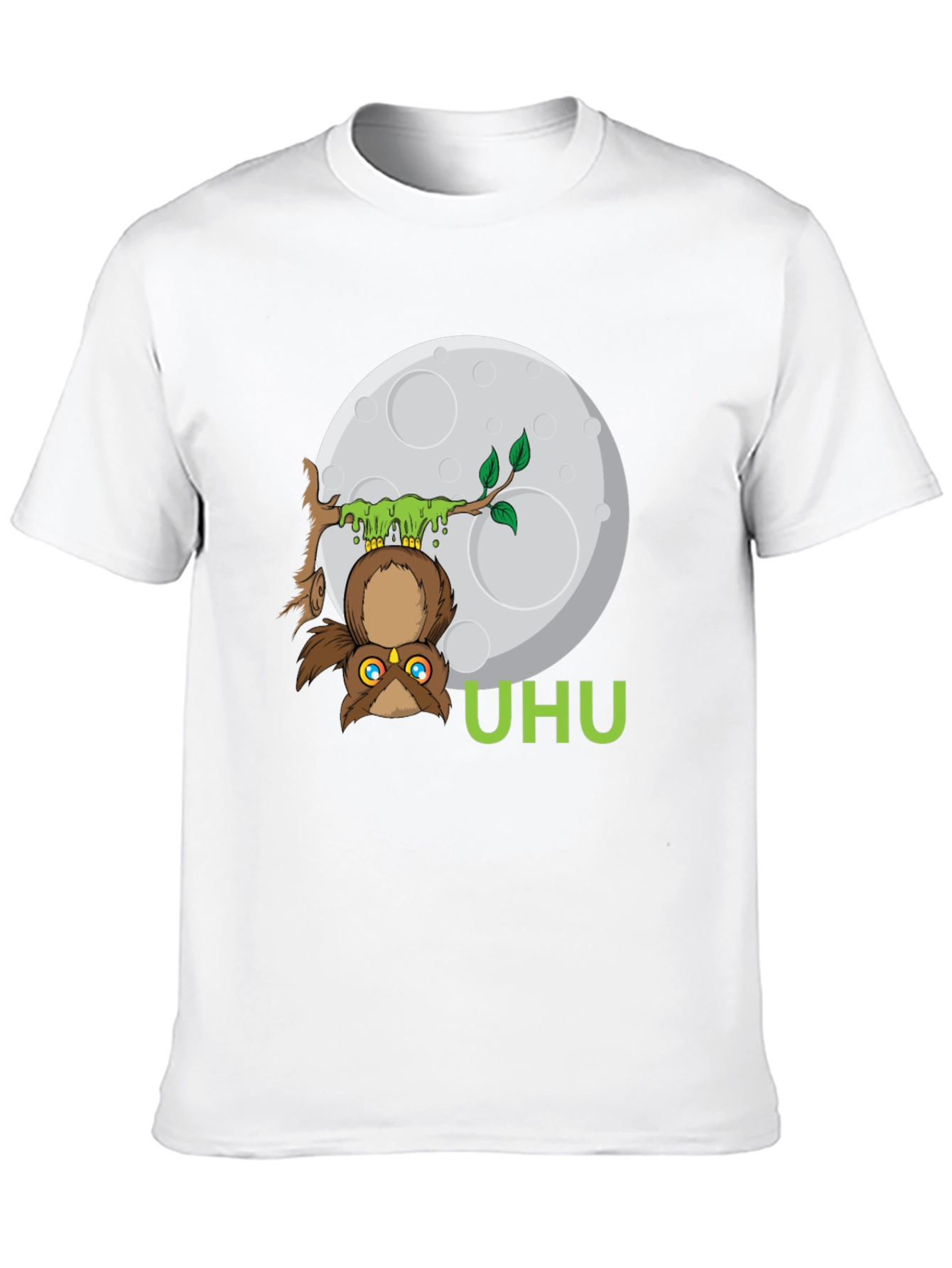 UHU Owl T-Shirt - Moonlit Design