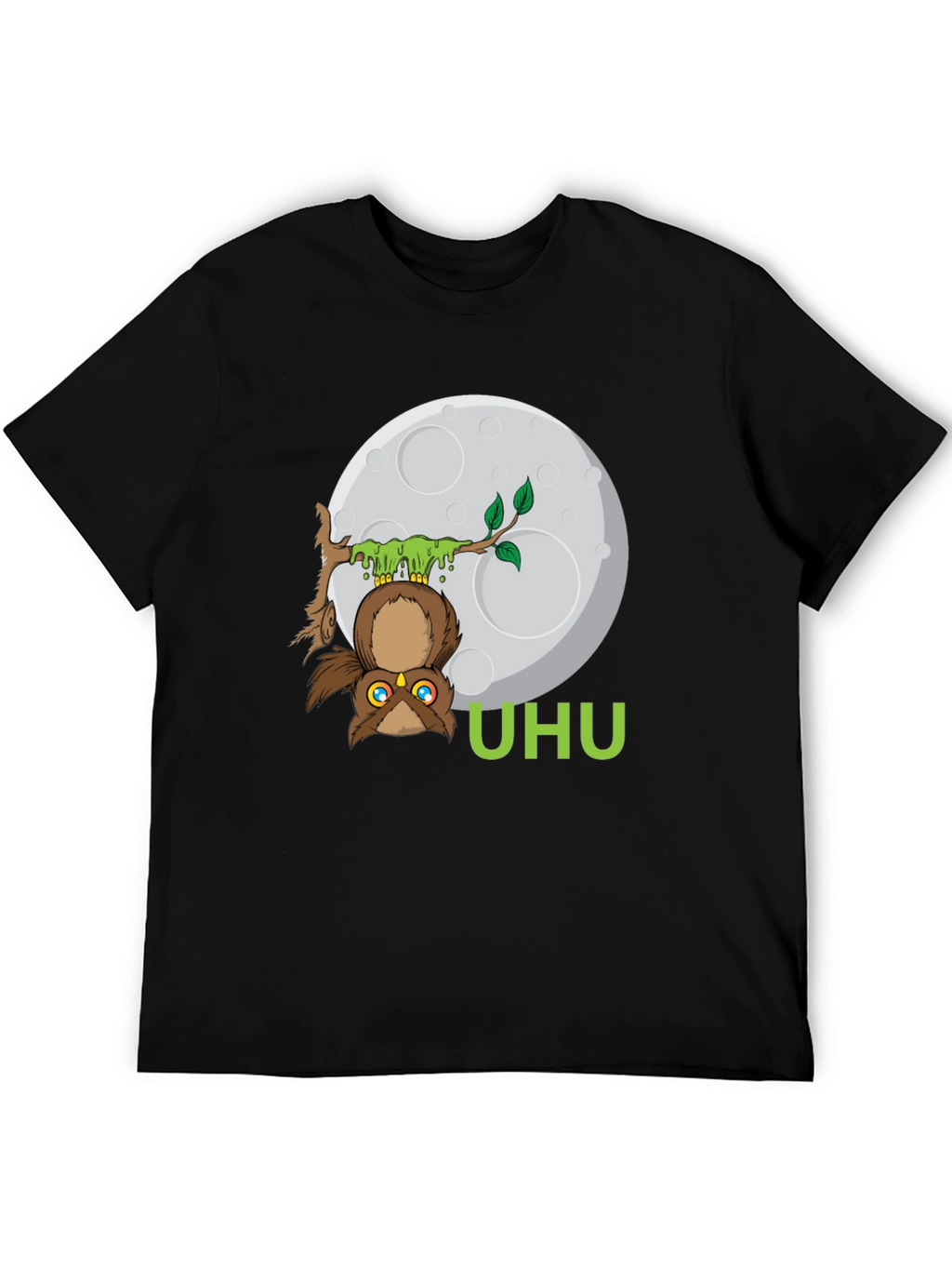 UHU Owl T-Shirt - Moonlit Design