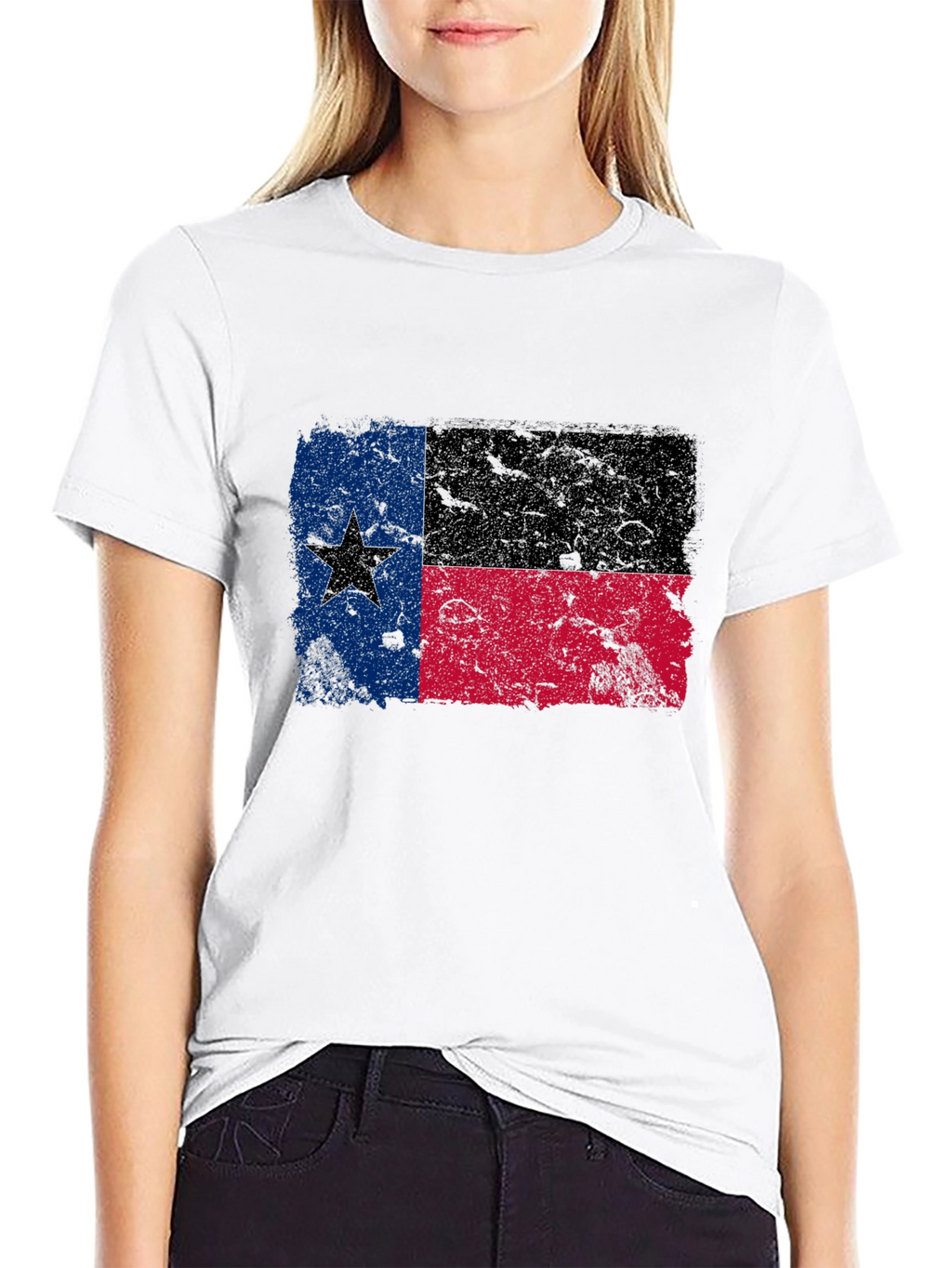 Texas Flag Distressed Graphic T-Shirt