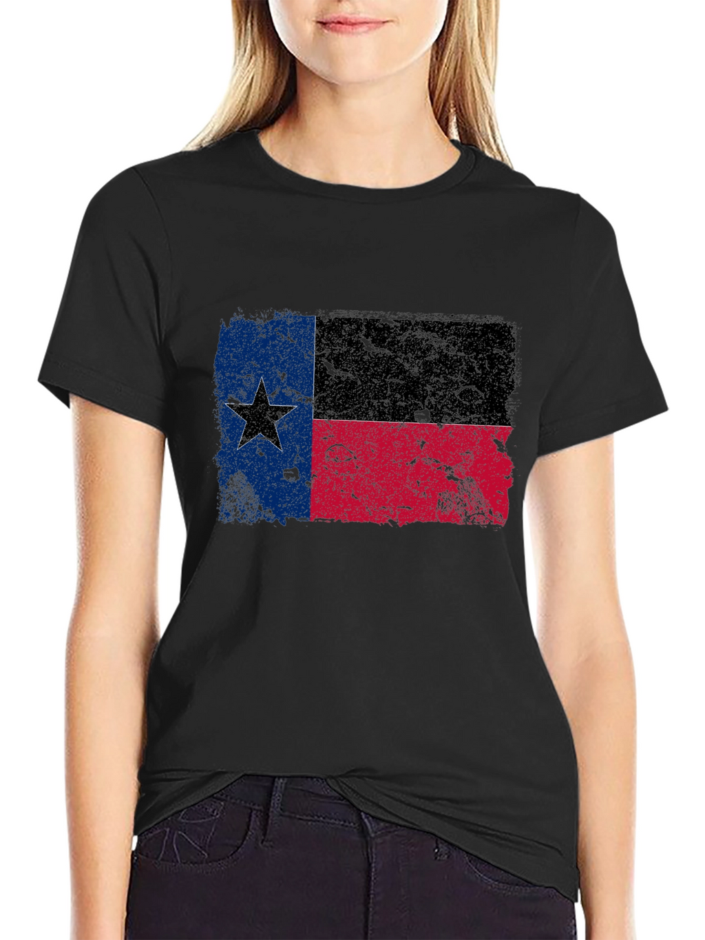 Texas Flag Distressed Graphic T-Shirt