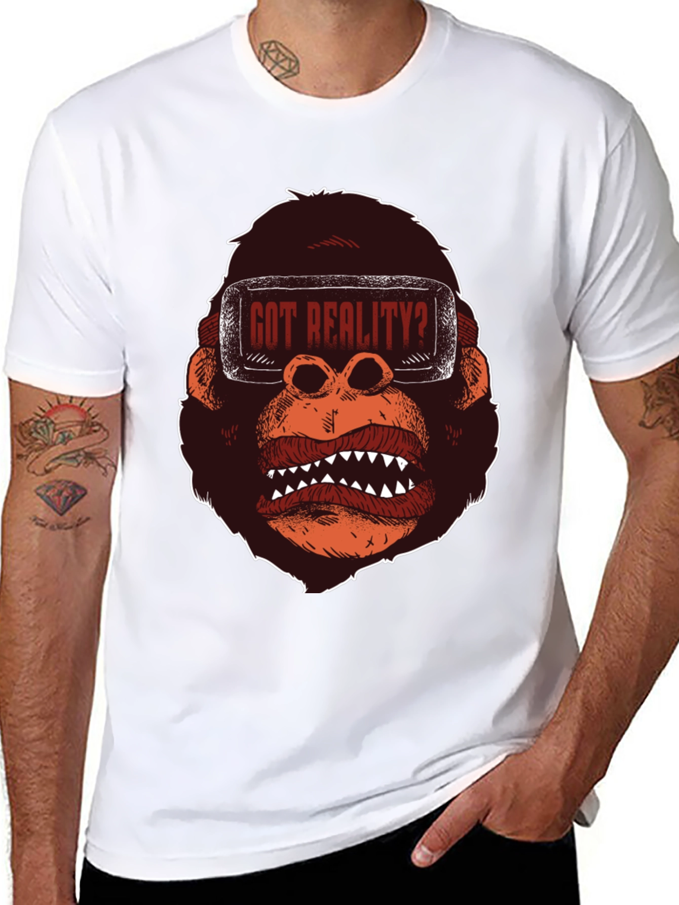 Got Reality? Gorilla VR Headset Graphic Tee