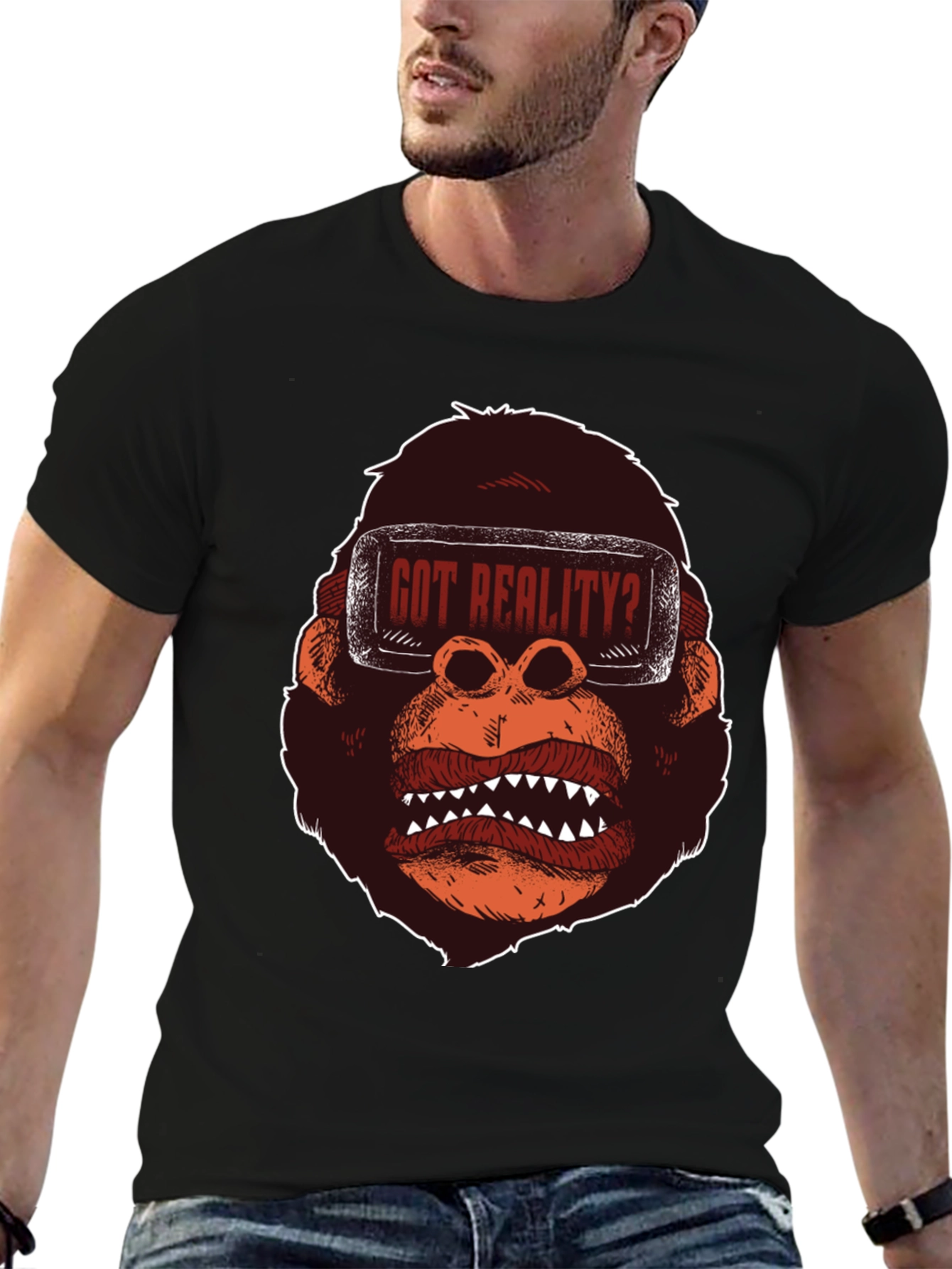 Got Reality? Gorilla VR Headset Graphic Tee