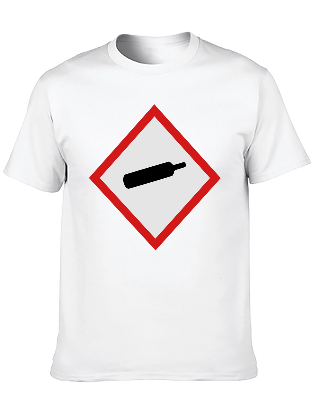 GHS Gas Cylinder T-Shirt - Black Crew Neck Tee