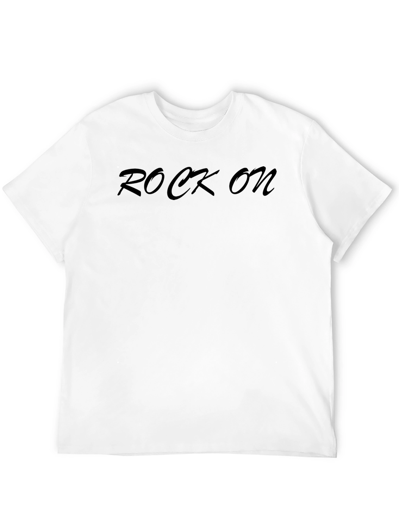 Rock On Graphic Tee - Classic Black T-Shirt