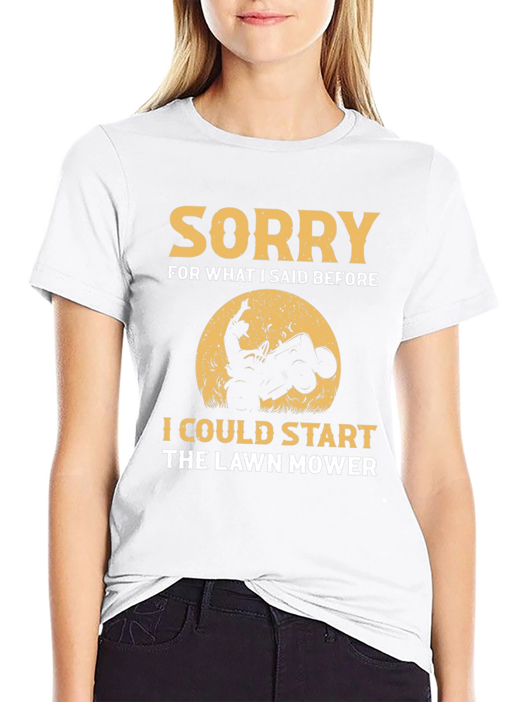 Sorry Lawn Mower Humor T-Shirt