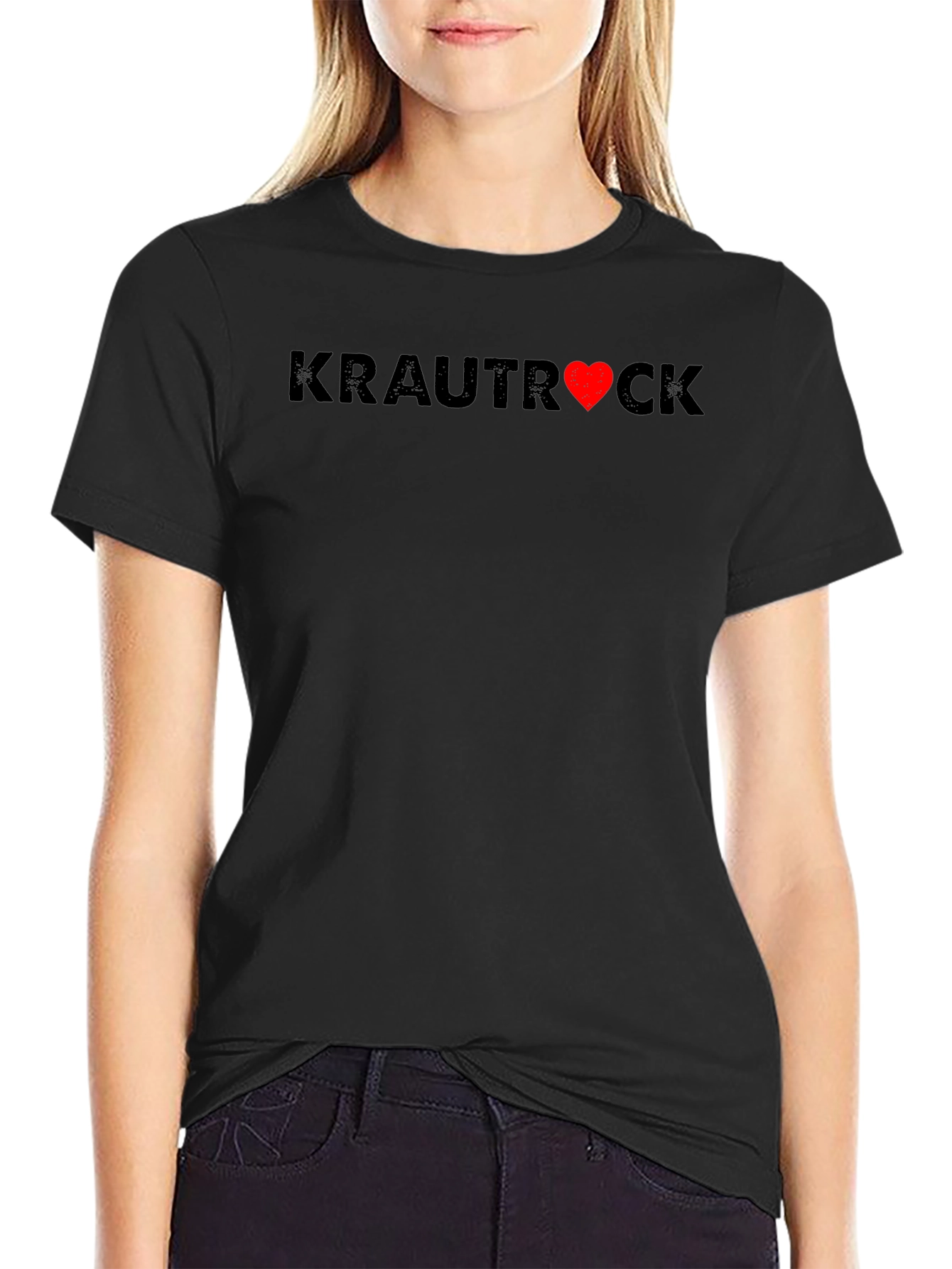 Krautrock Heart Graphic Tee - Soft Cotton Blend
