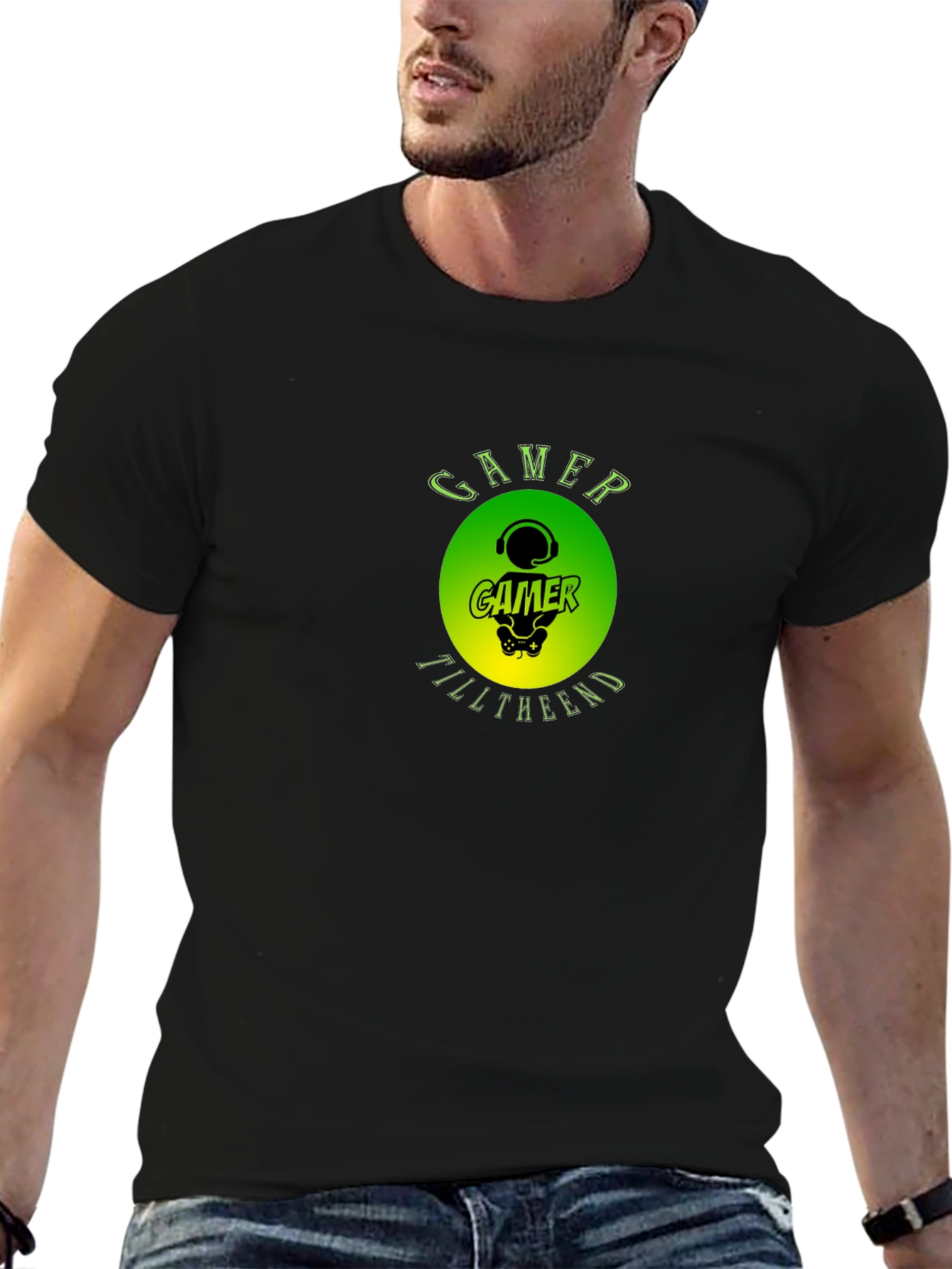 Gamer Till The End Black T-Shirt
