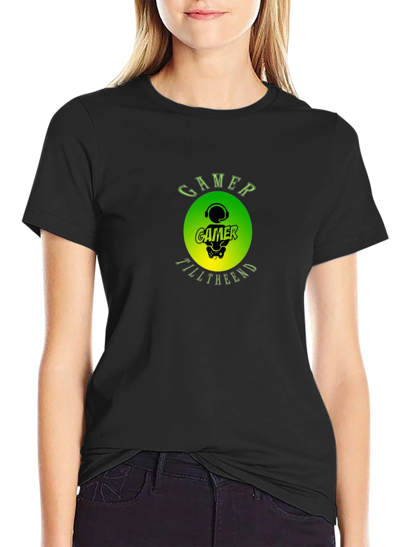 Gamer Till The End Black T-Shirt