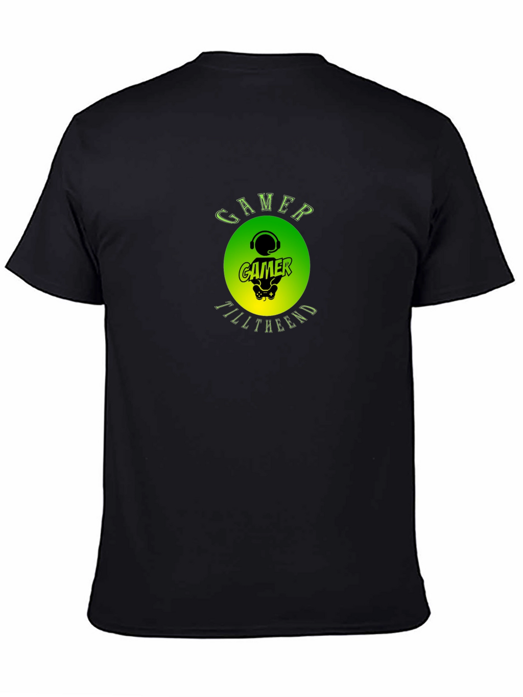 Gamer Till The End Black T-Shirt