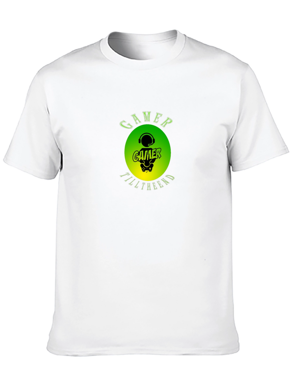 Gamer Till The End Black T-Shirt