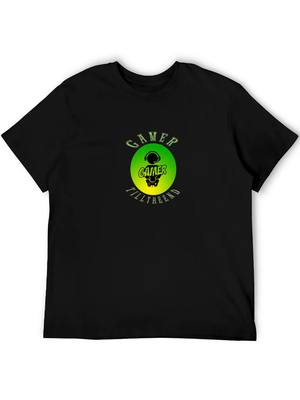 Gamer Till The End Black T-Shirt
