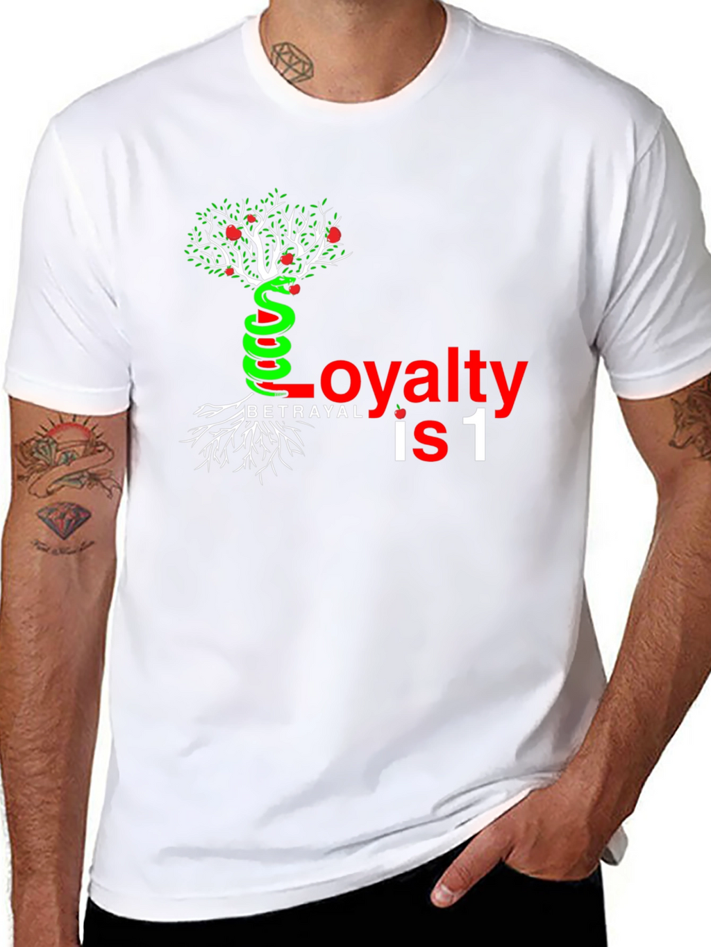 Loyalty vs. Betrayal Graphic T-Shirt