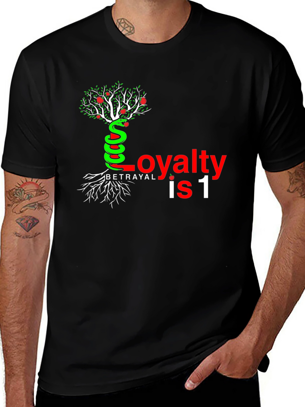 Loyalty vs. Betrayal Graphic T-Shirt