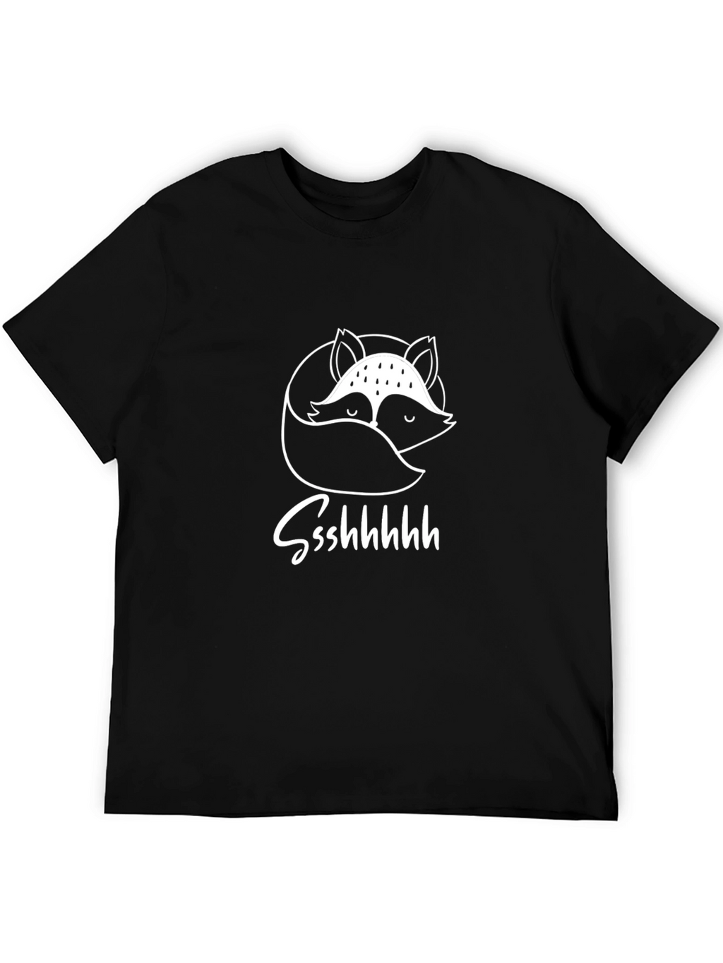 Fox Ssshhhh T-Shirt - Unisex Crew Neck Tee