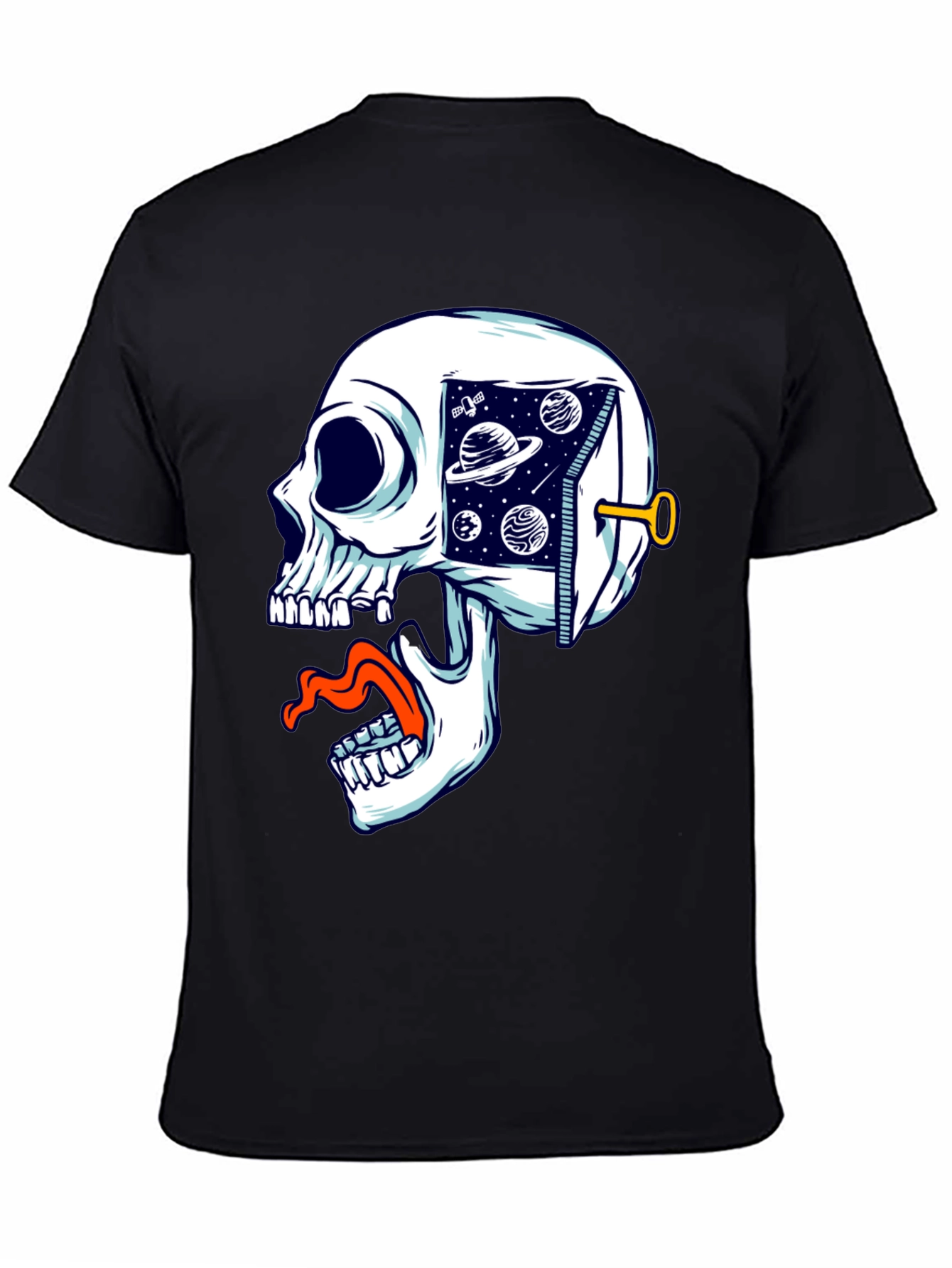 Cosmic Skull T-Shirt - Unisex Graphic Tee