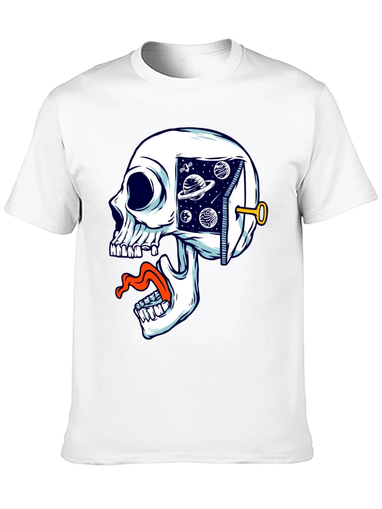 Cosmic Skull T-Shirt - Unisex Graphic Tee
