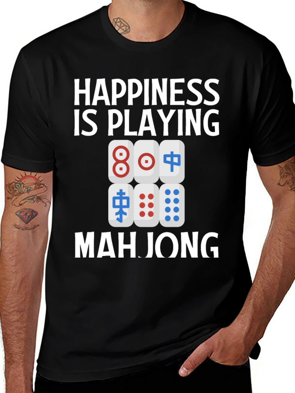 Happiness Mahjong T-Shirt