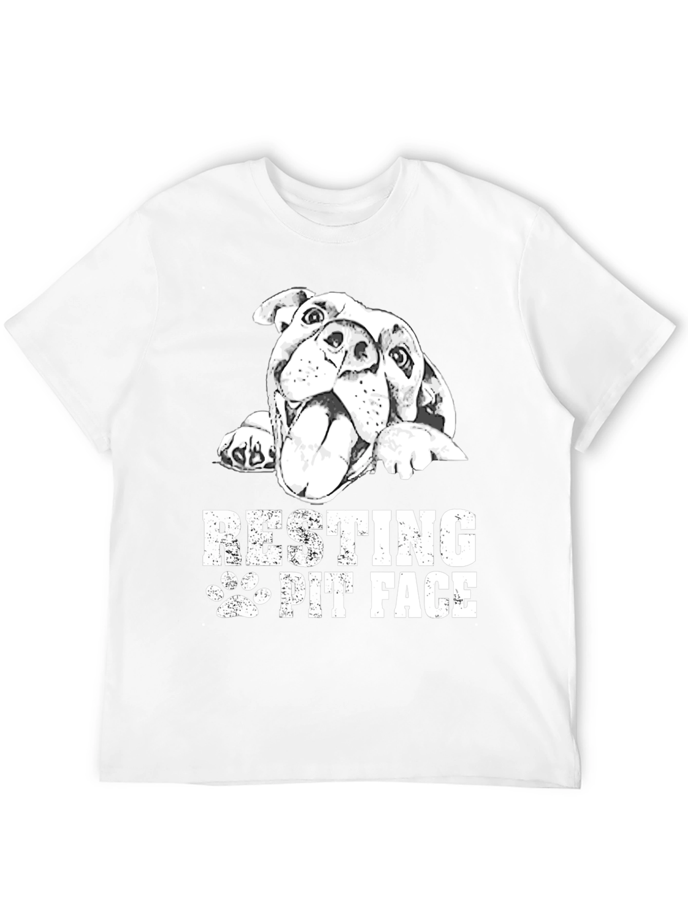Resting Pit Face Black T-Shirt