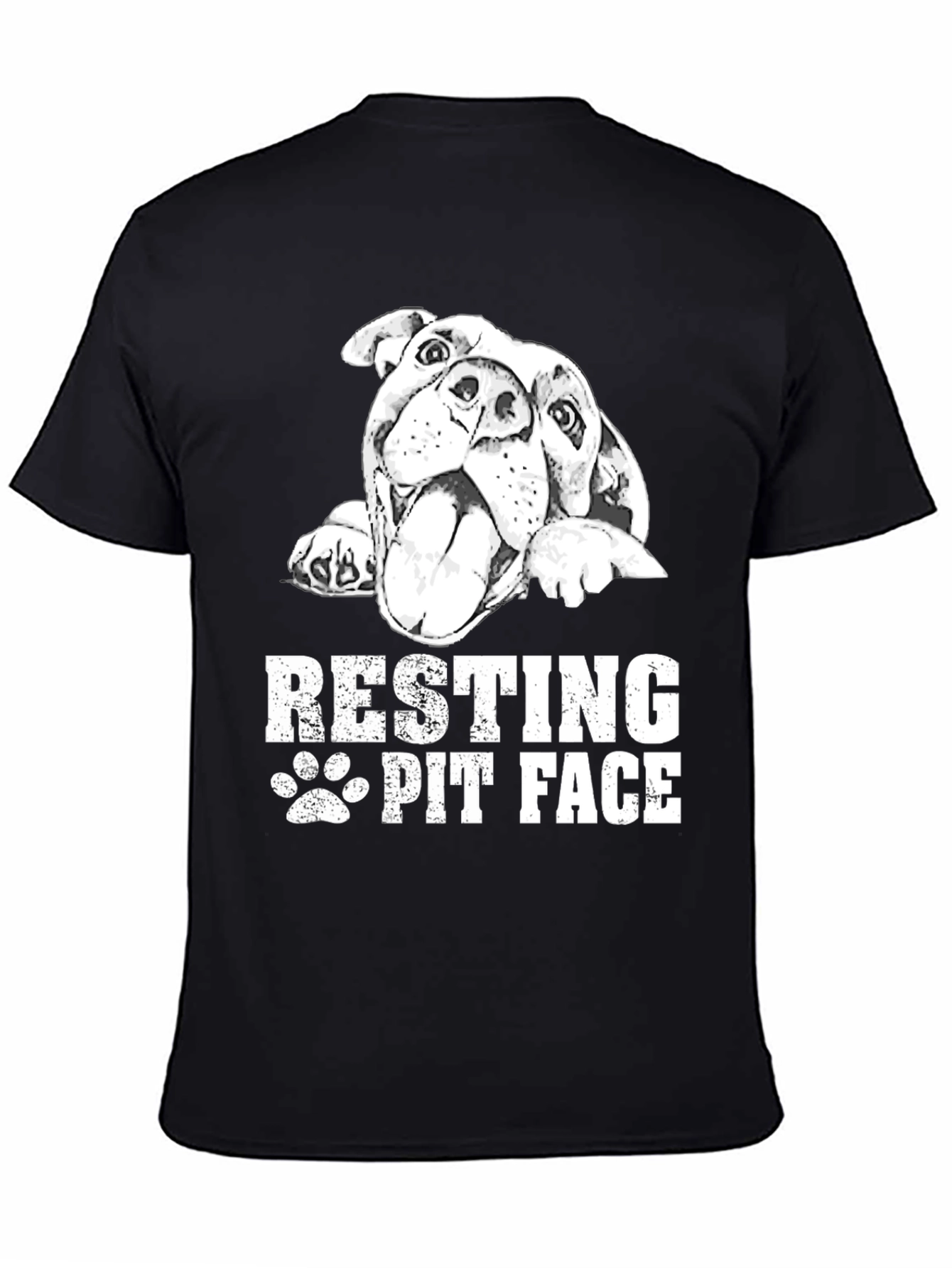 Resting Pit Face Black T-Shirt