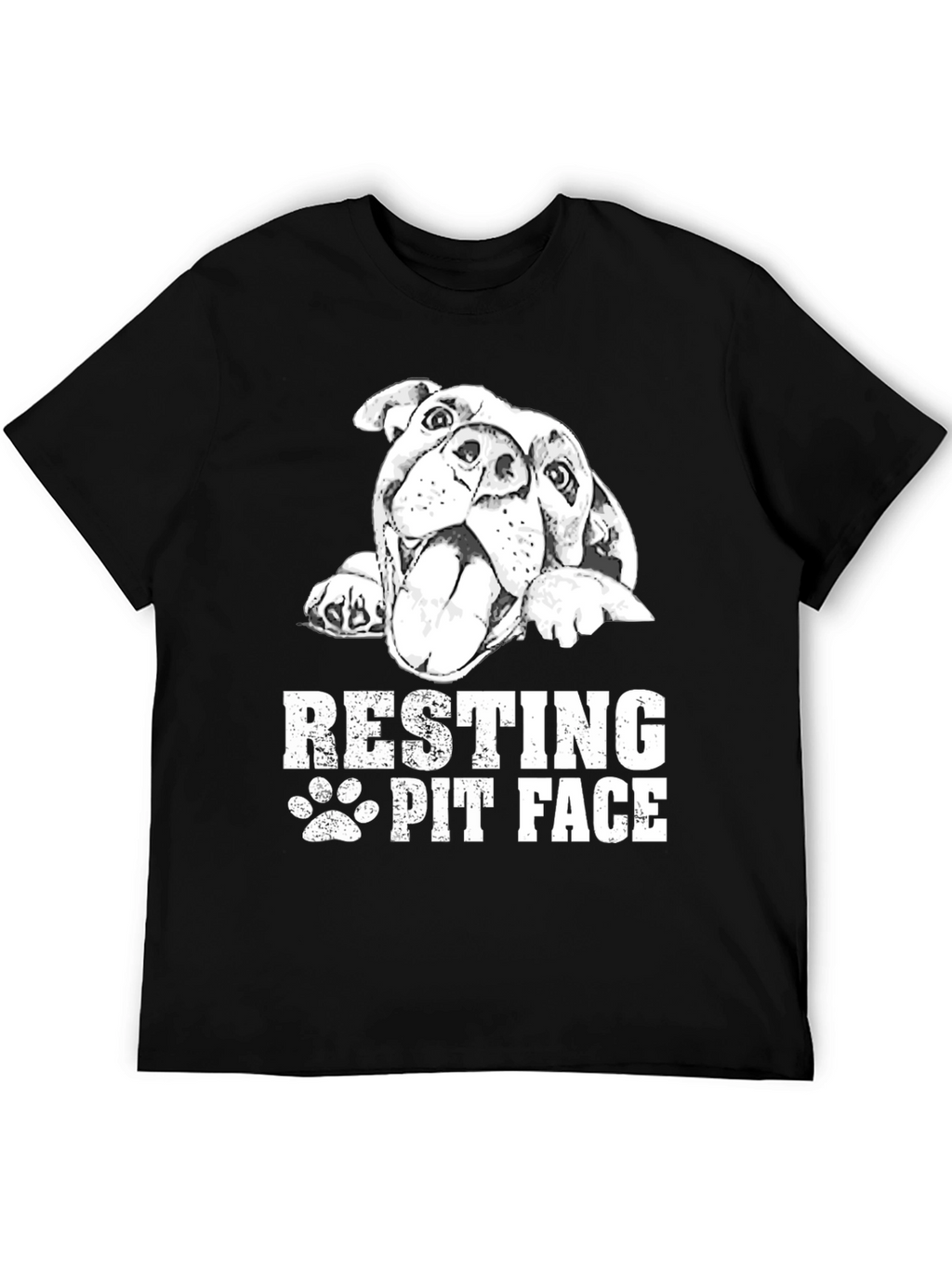 Resting Pit Face Black T-Shirt