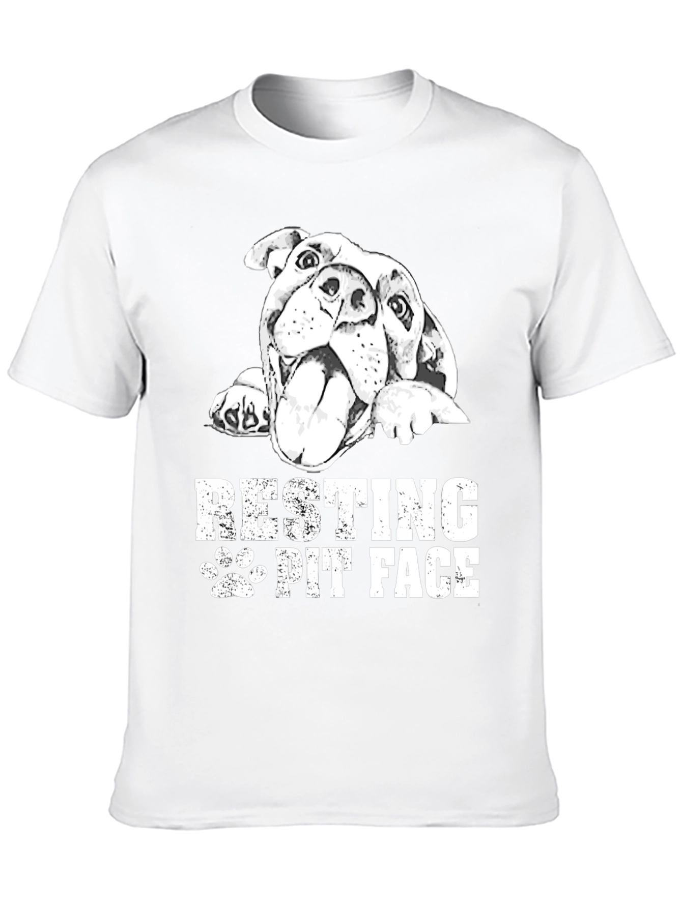 Resting Pit Face Black T-Shirt