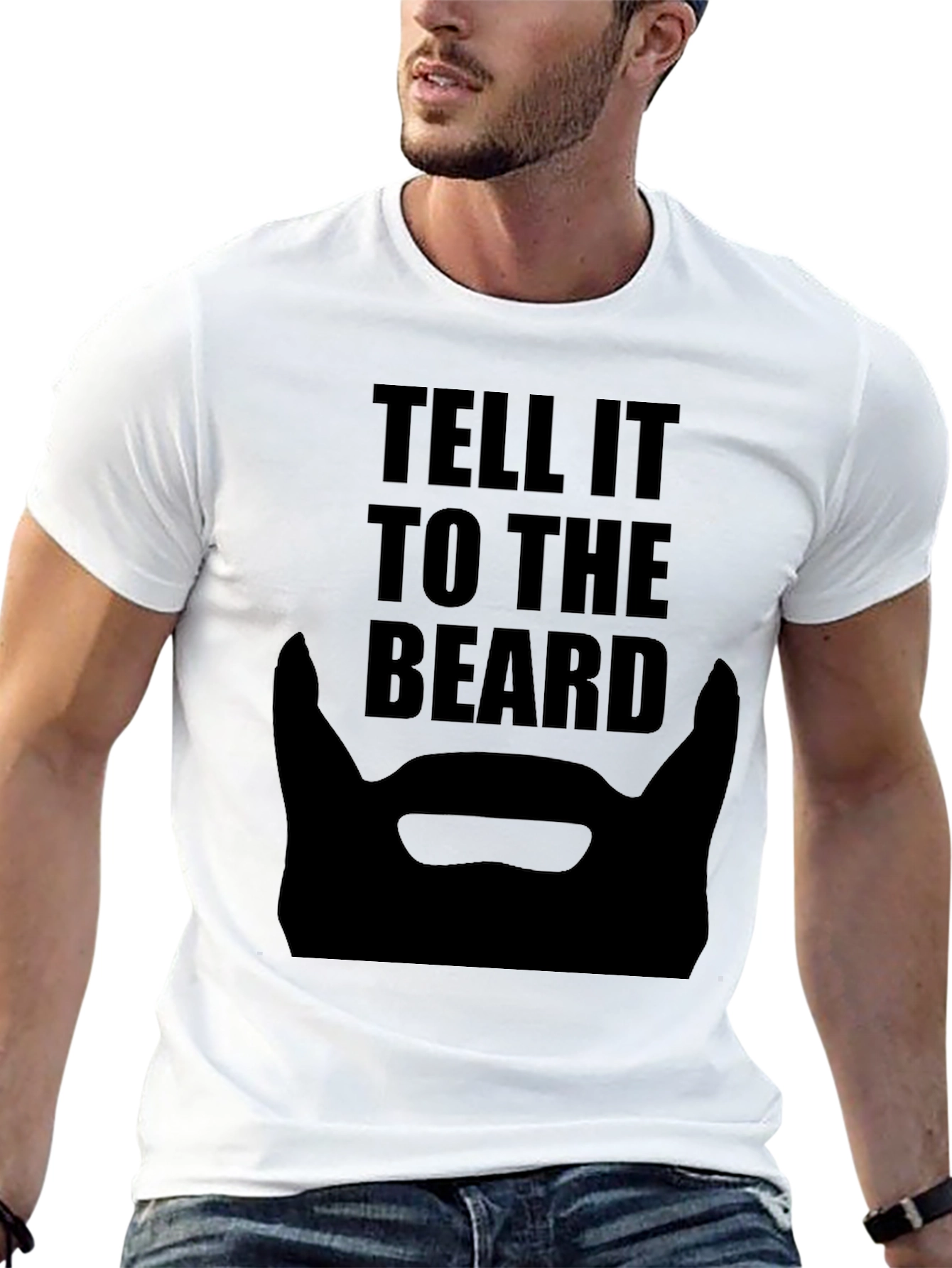 Tell It To The Beard Black T-Shirt
