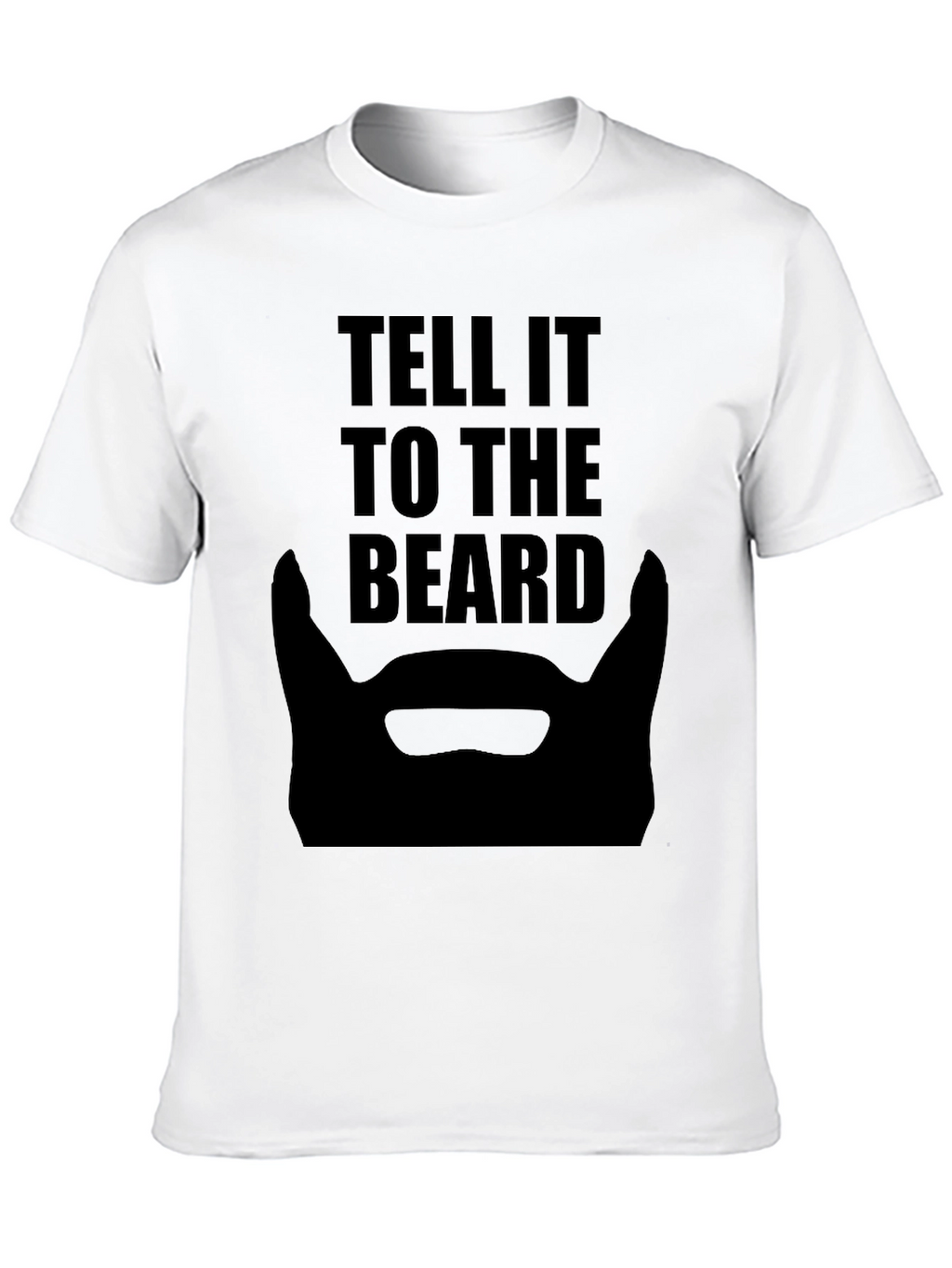 Tell It To The Beard Black T-Shirt