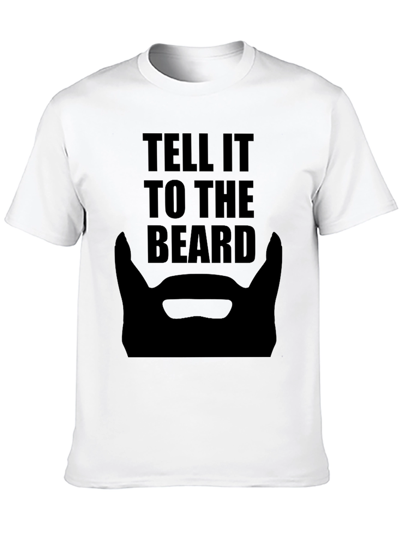Tell It To The Beard Black T-Shirt
