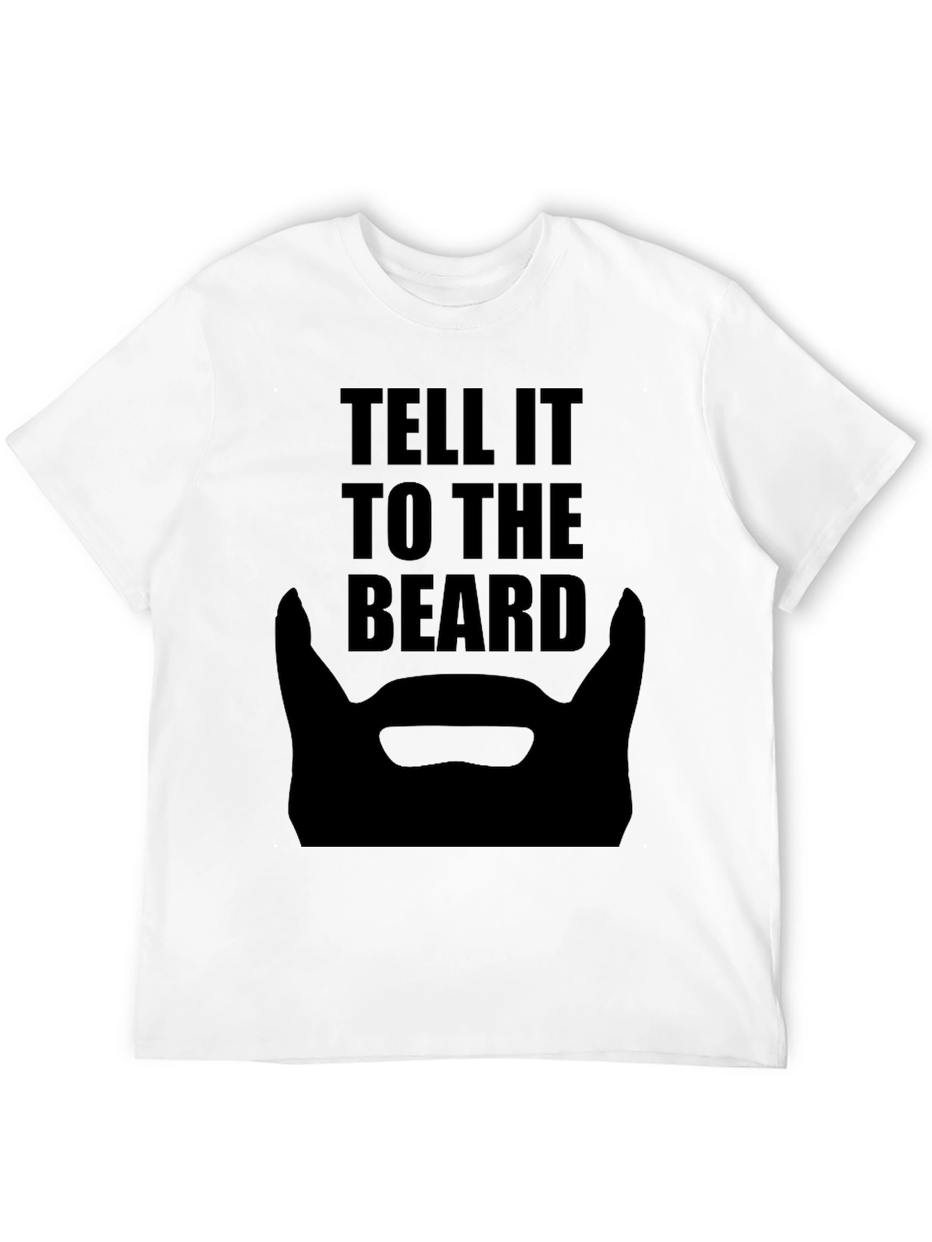 Tell It To The Beard Black T-Shirt