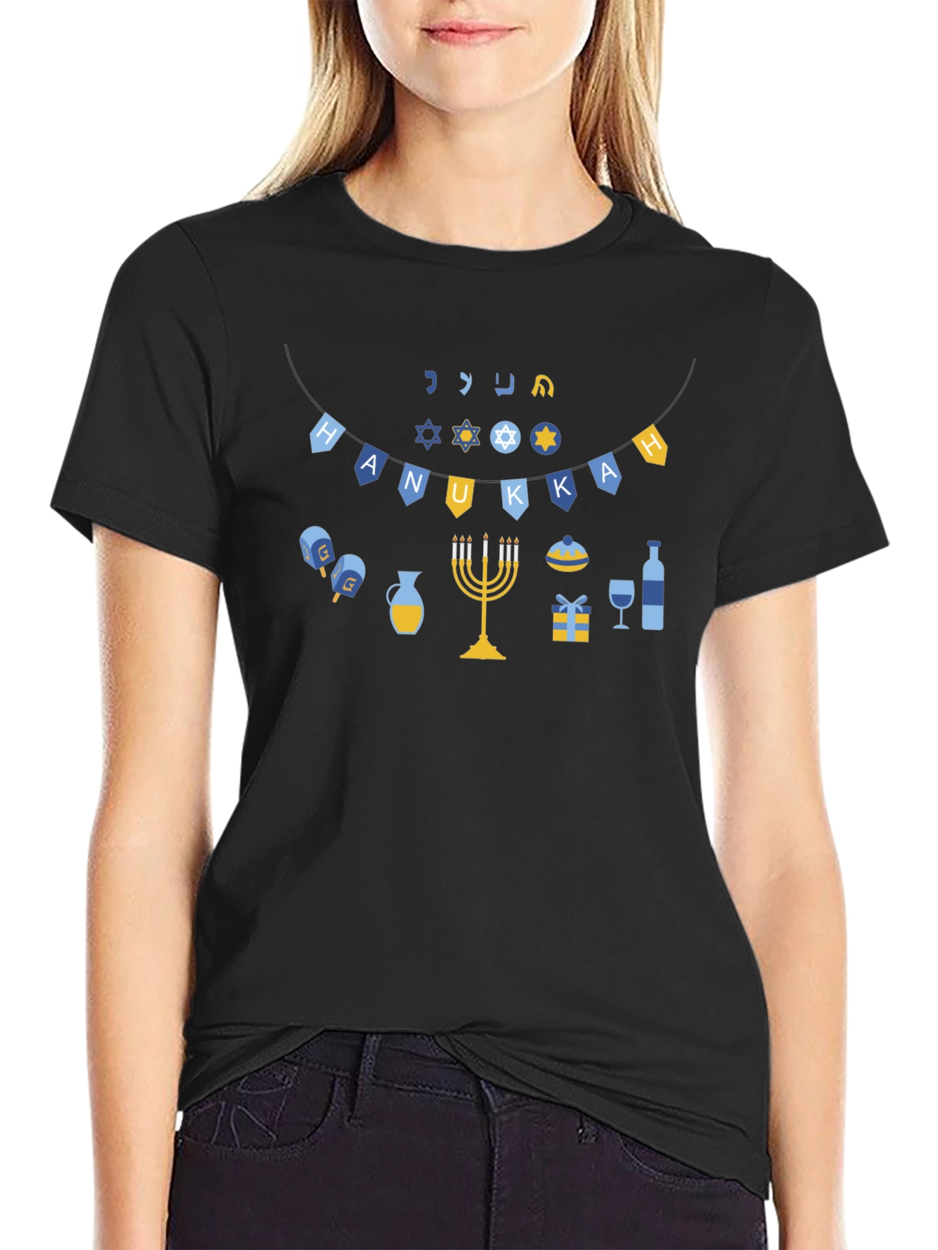 Hanukkah Holiday Graphic T-Shirt