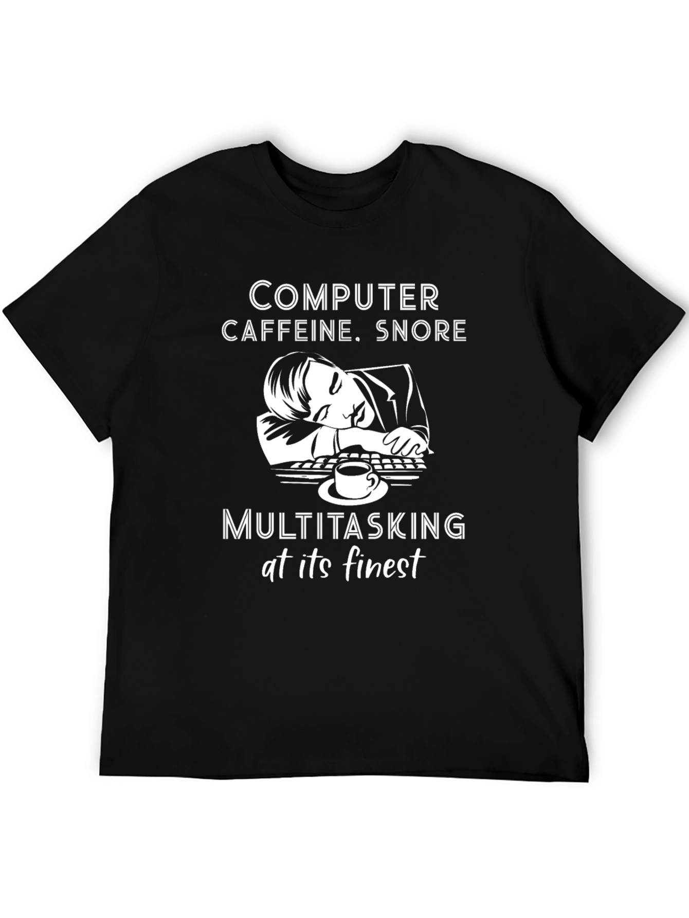 Computer Caffeine Snore T-Shirt