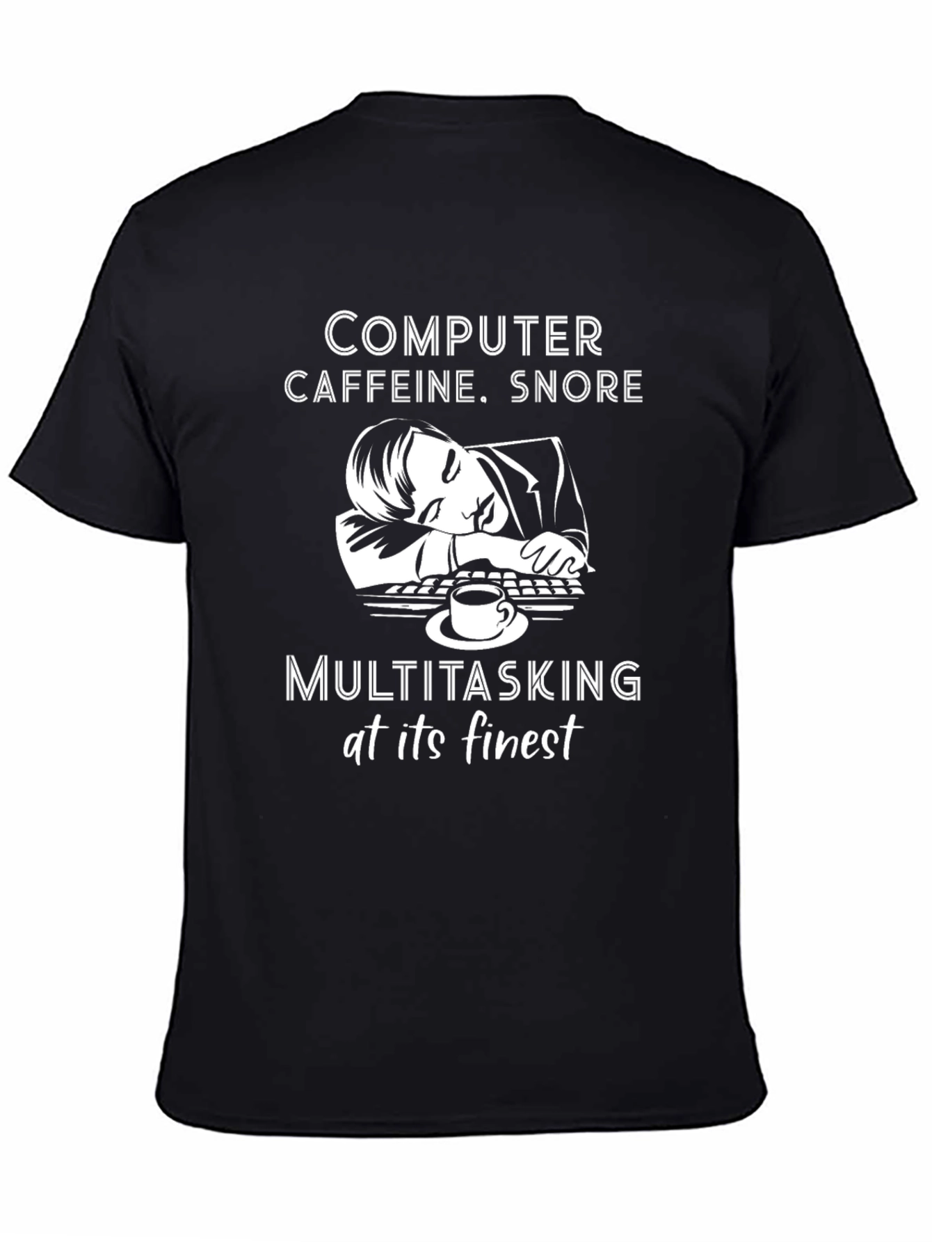 Computer Caffeine Snore T-Shirt