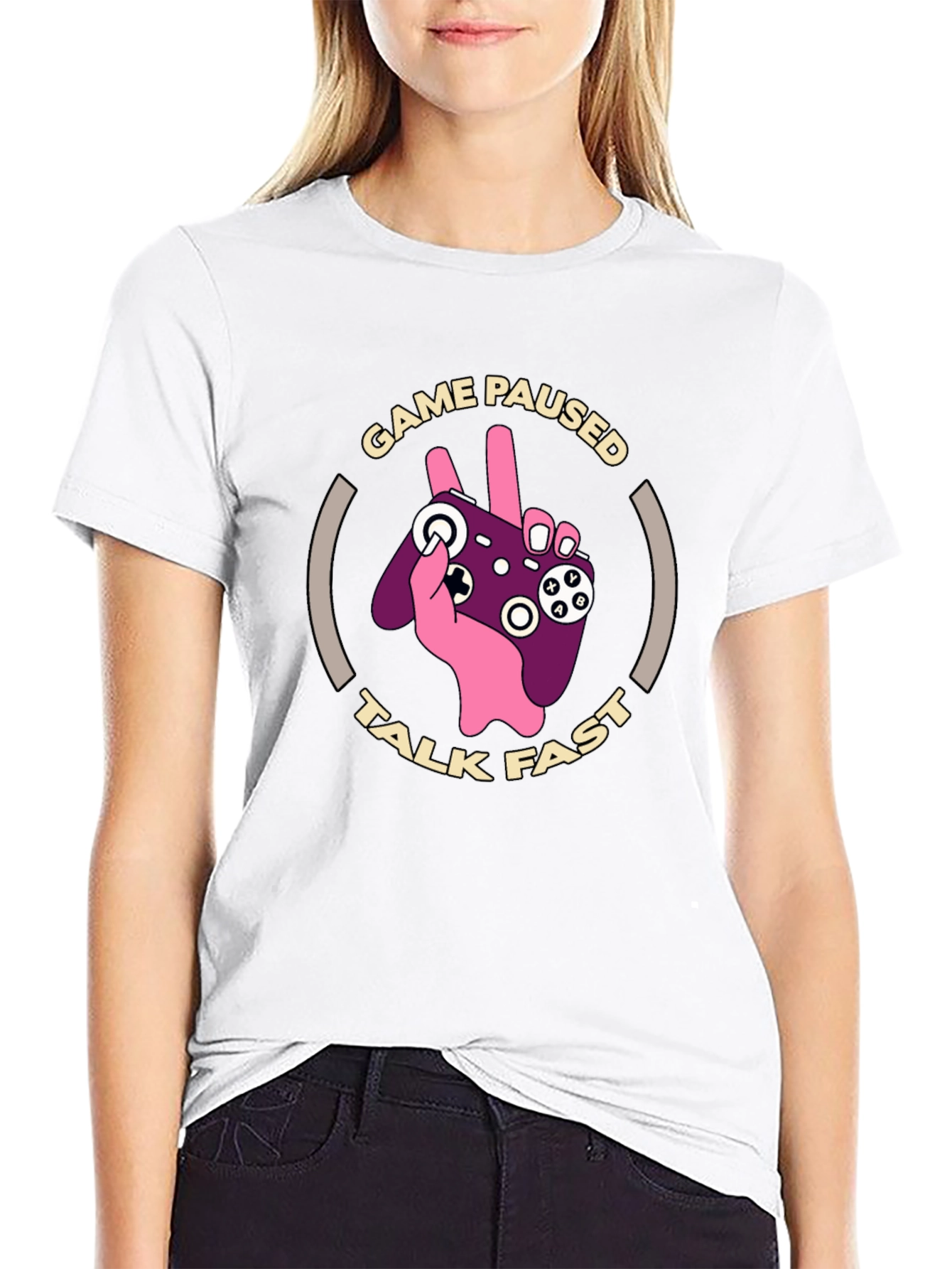 Game Paused Talk Fast T-Shirt