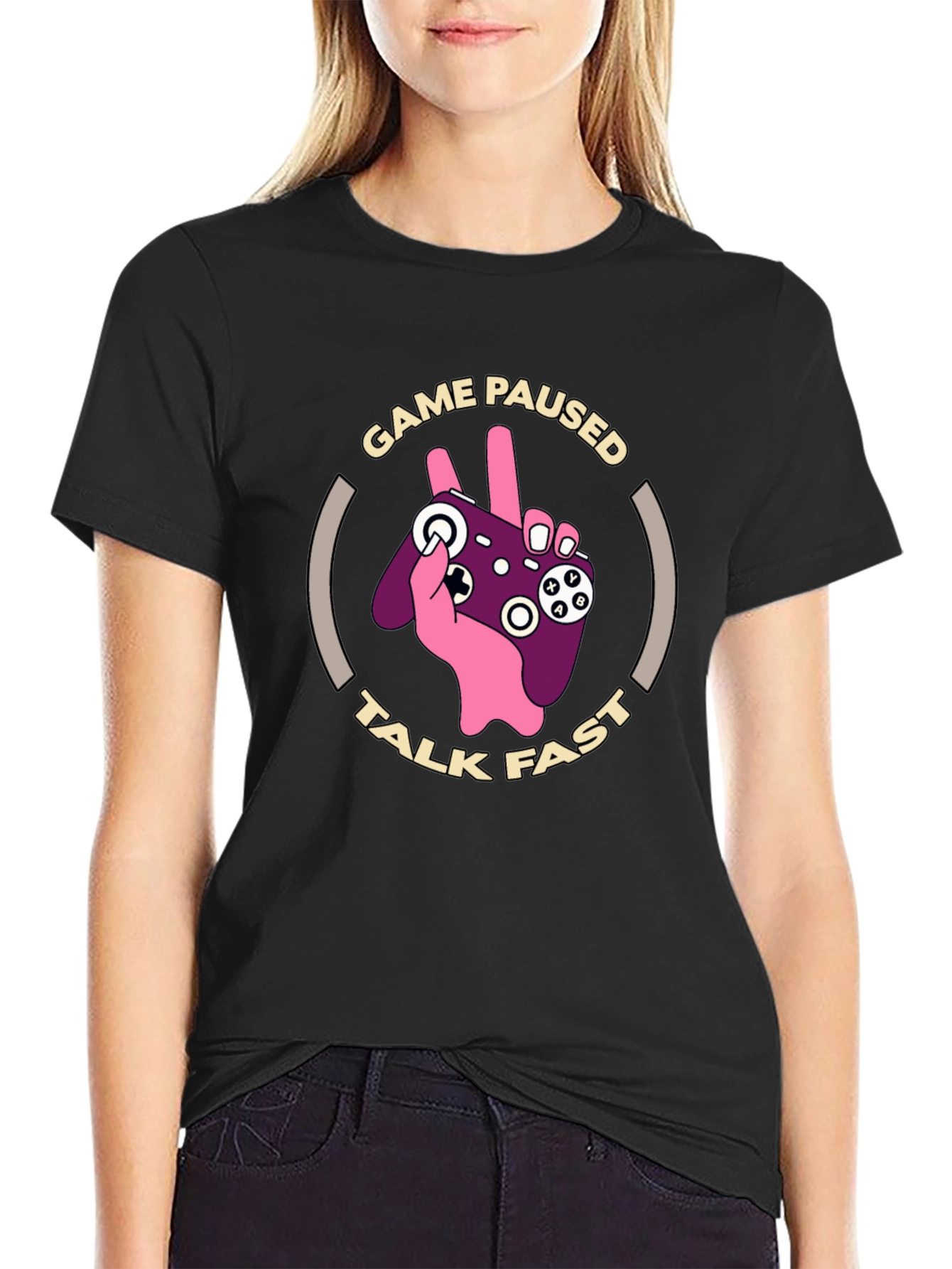 Game Paused Talk Fast T-Shirt