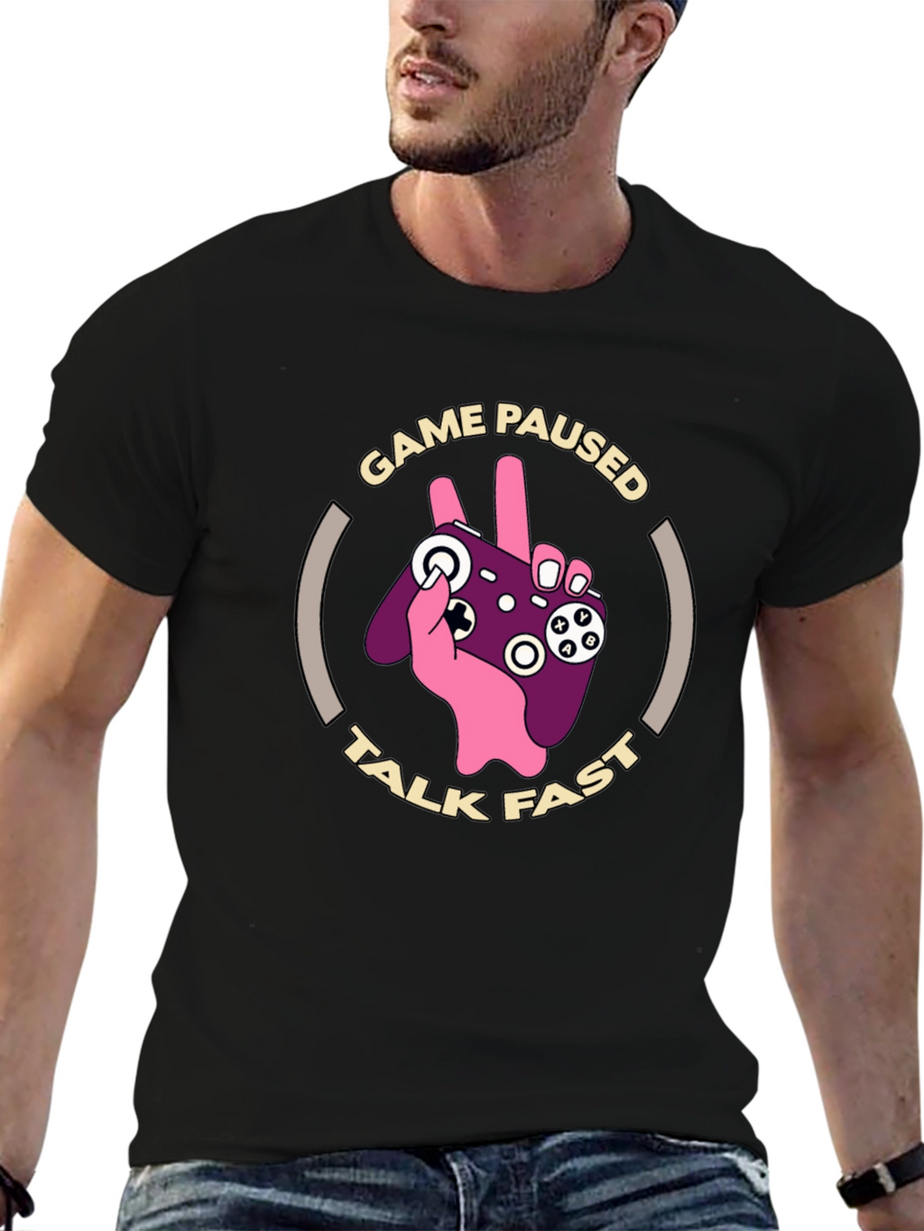 Game Paused Talk Fast T-Shirt