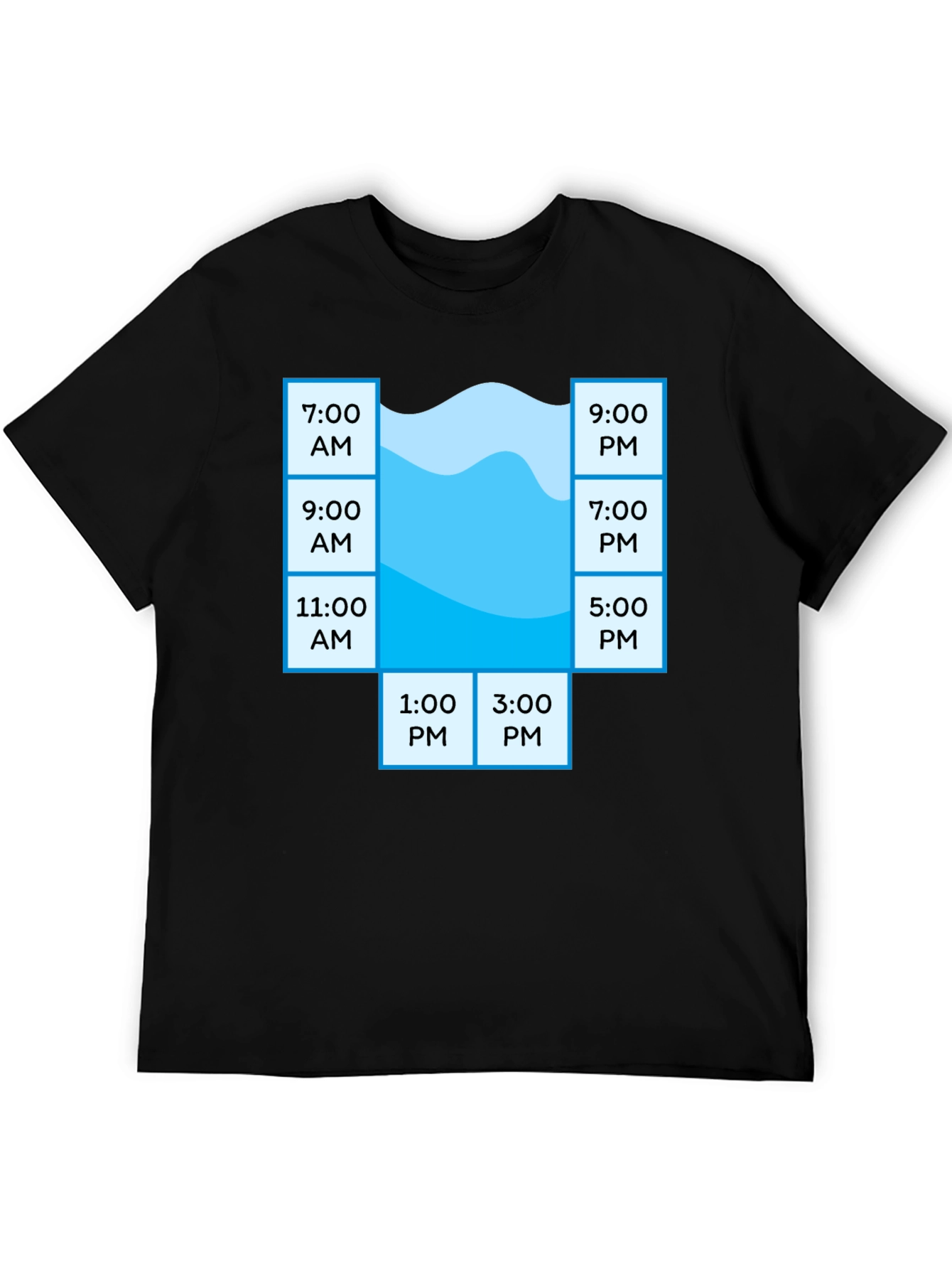 Pool Schedule T-Shirt - Funny Swim Time Planner Tee