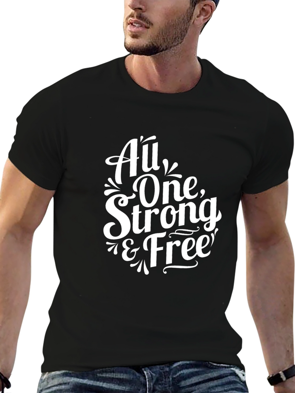 All One Strong & Free Graphic Tee