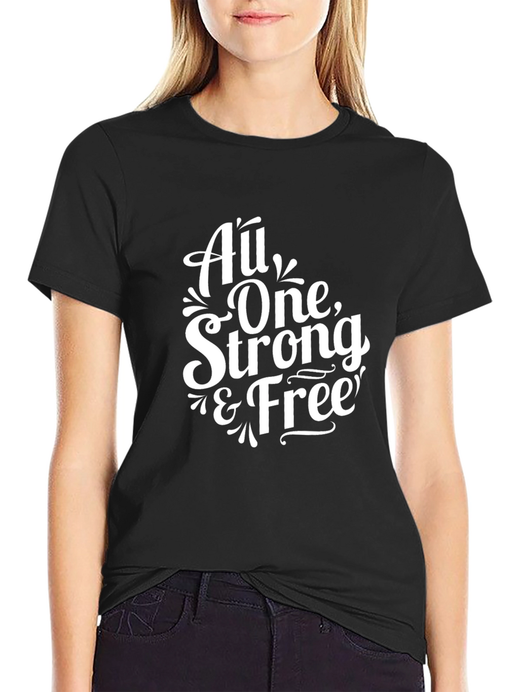 All One Strong & Free Graphic Tee