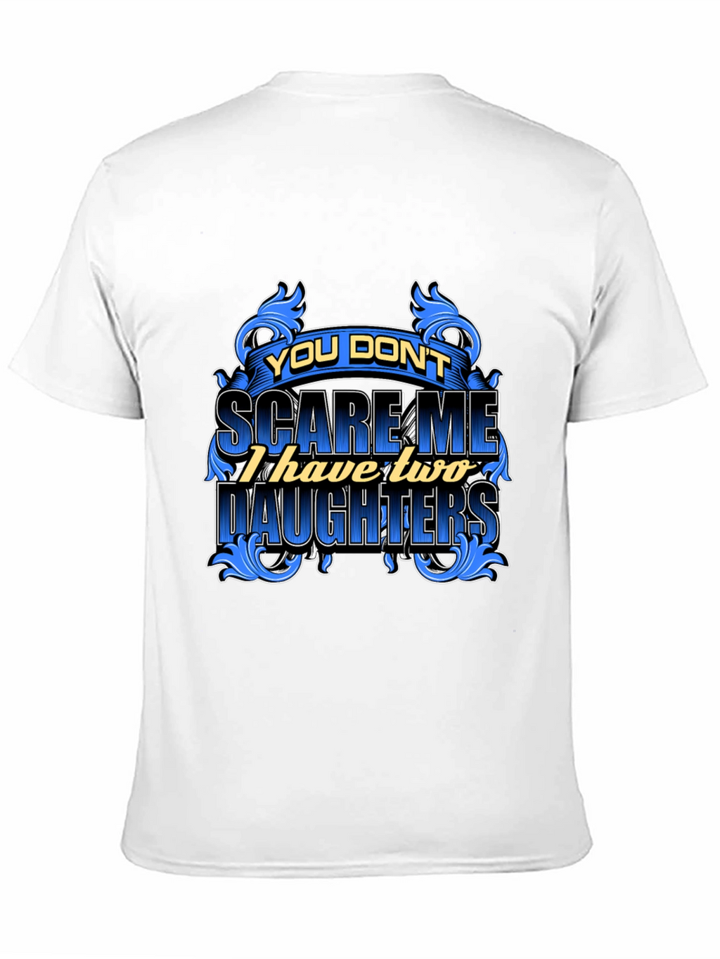 Dad Two Daughters Graphic Tee