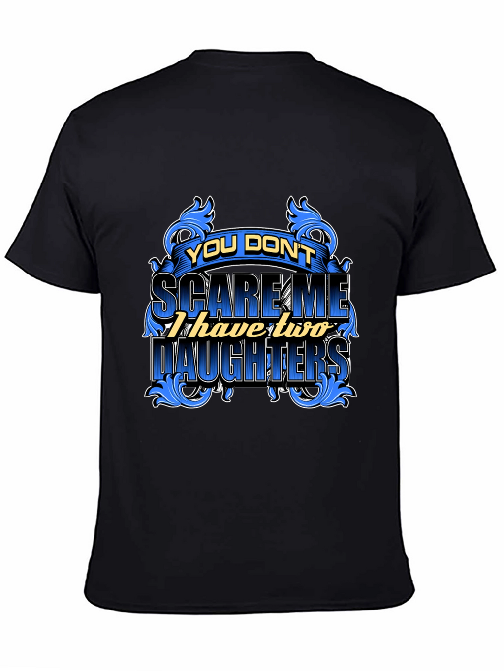 Dad Two Daughters Graphic Tee